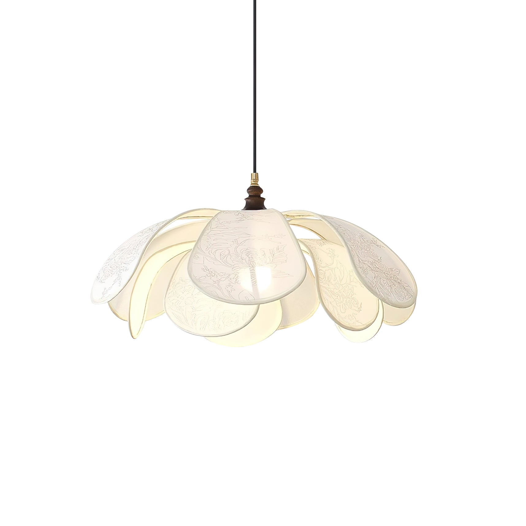 Savoy Suspension Abat-jour en Tissu