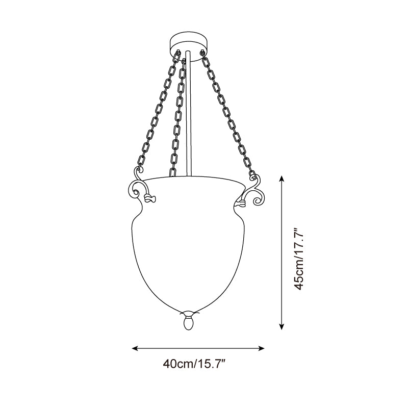 Florko Suspension Verre Moderne