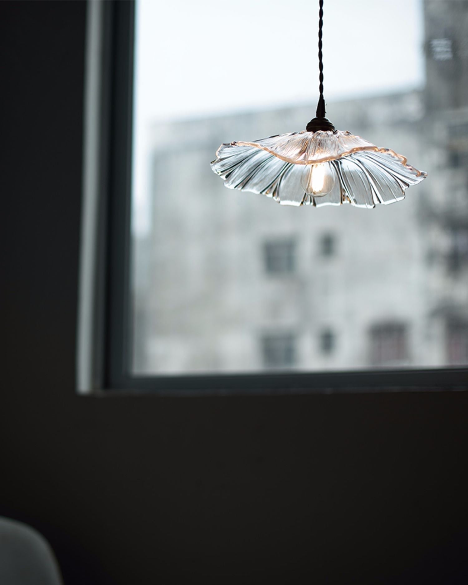 Aurvarira Suspension Art Laiton Verre Moderne Minimaliste