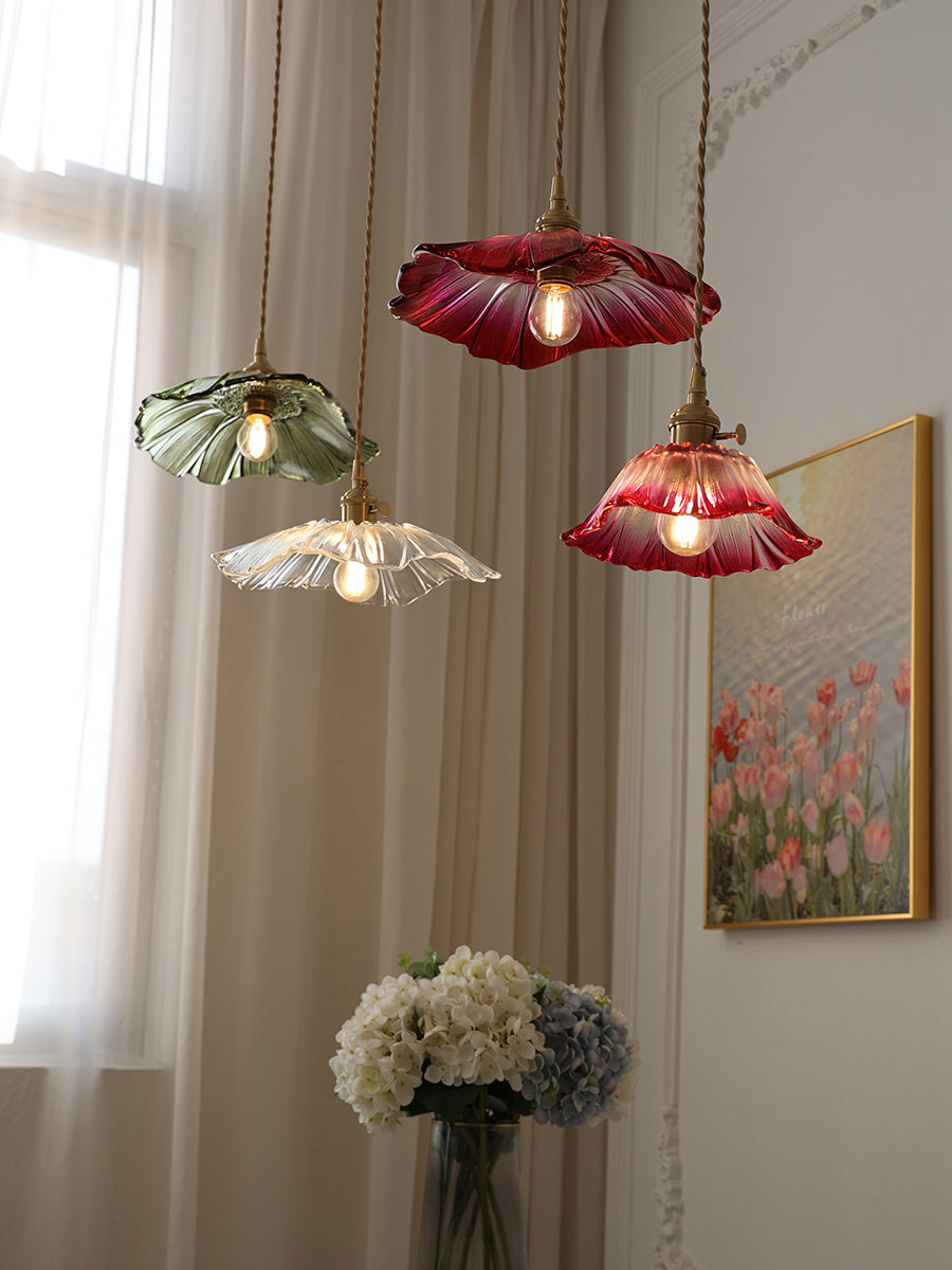 Aurvarira Suspension Art Laiton Verre Moderne Minimaliste