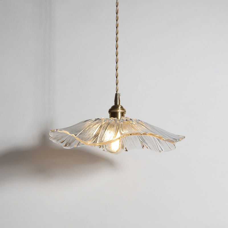 Aurvarira Suspension Art Laiton Verre Moderne Minimaliste