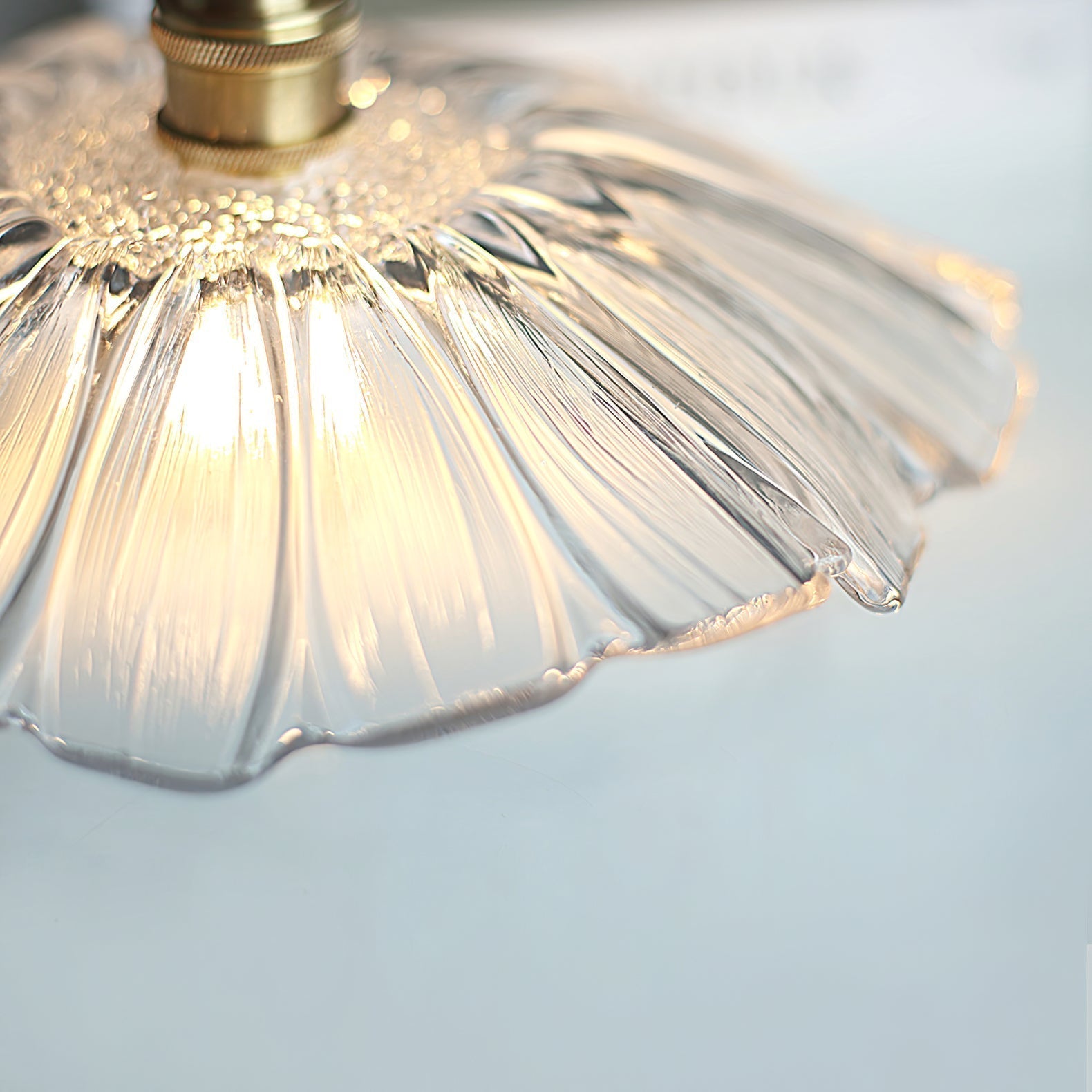 Aurvarira Suspension Art Laiton Verre Moderne Minimaliste