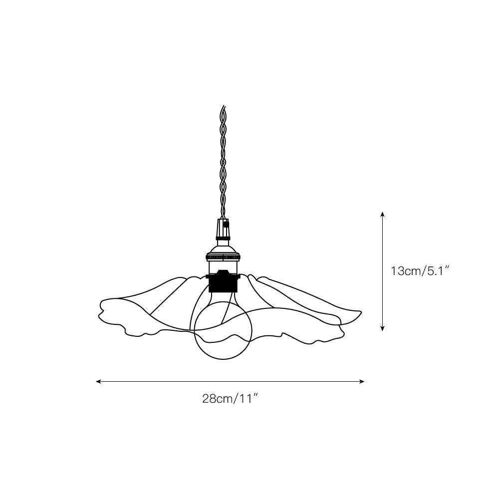 Aurvarira Suspension Art Laiton Verre Moderne Minimaliste