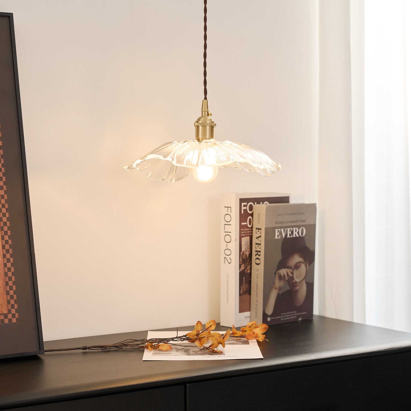 Zesorel Suspension Laiton Verre Créativité Individuelle