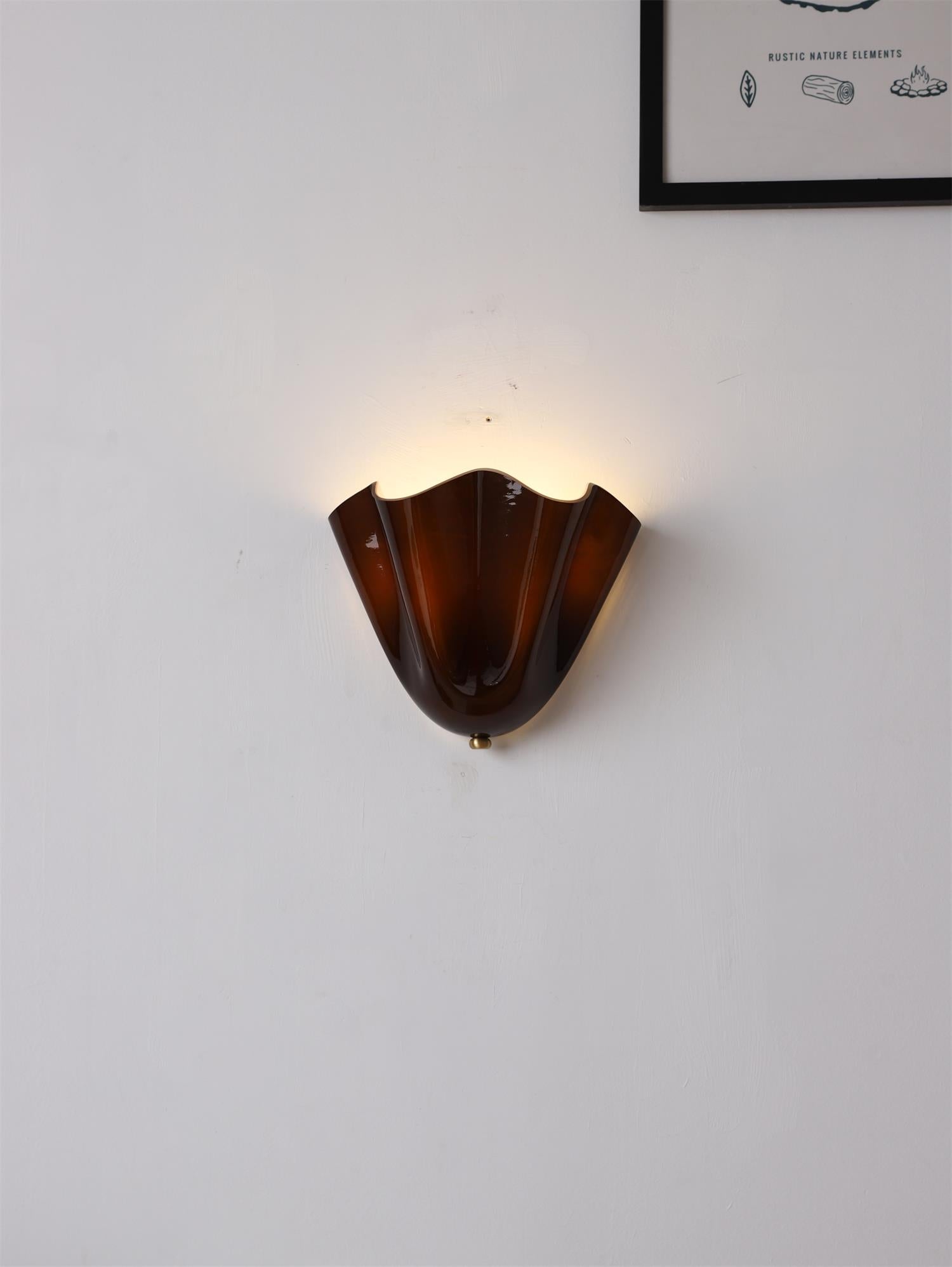 Ulcarisra Applique Murale Verre Métal Créativité Individuelle