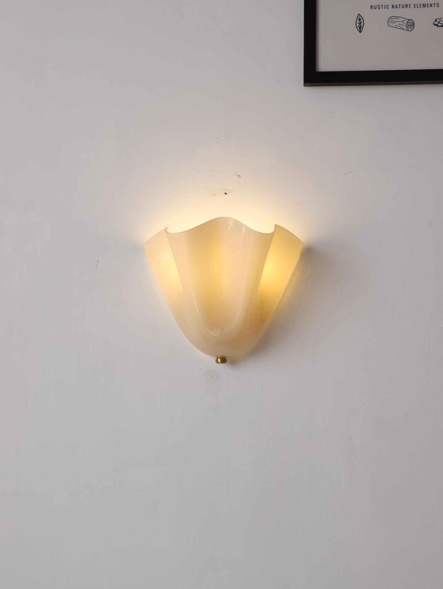 Ulcarisra Applique Murale Verre Métal Créativité Individuelle
