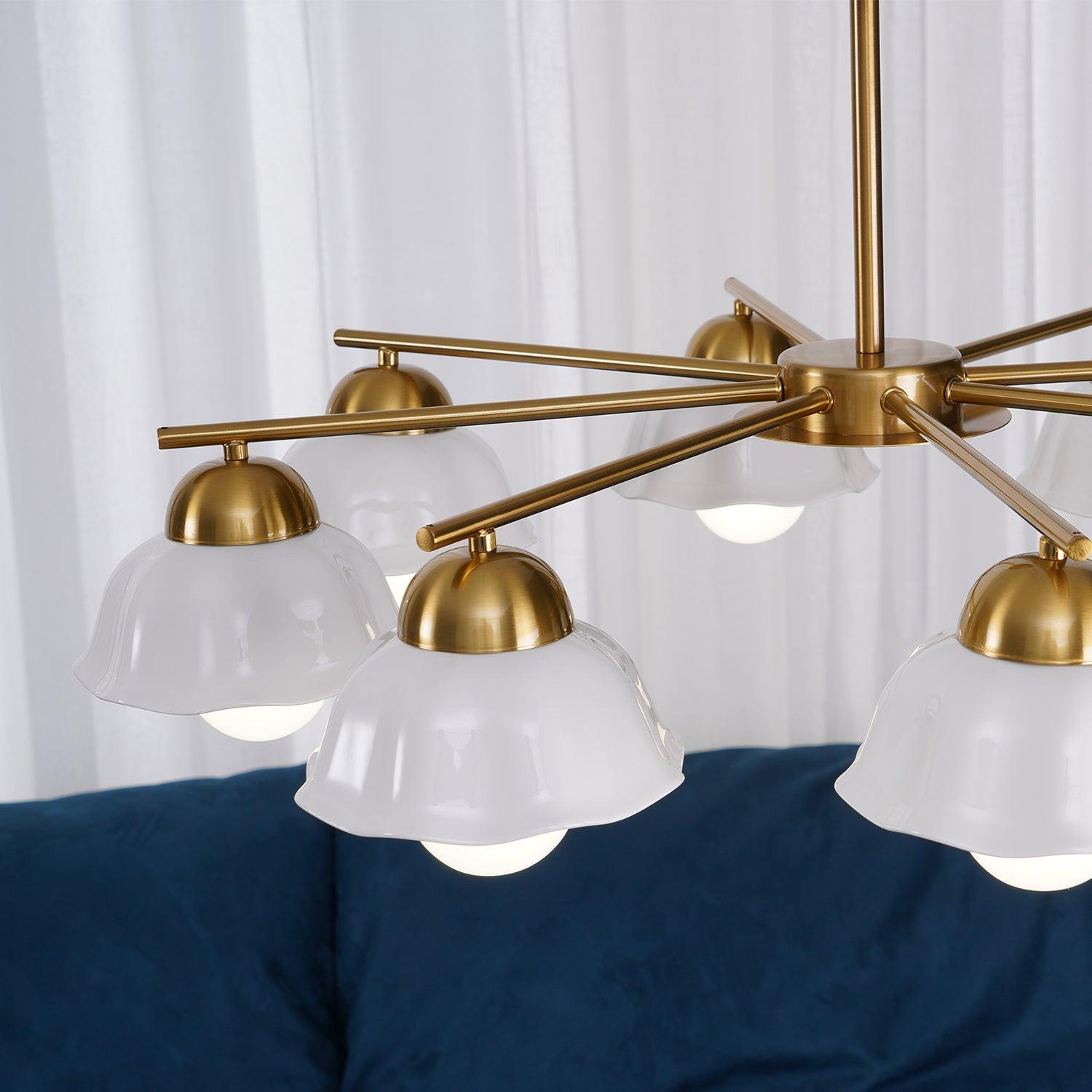 Zasila Nordic Art Flower Shade Ceramics Lustre