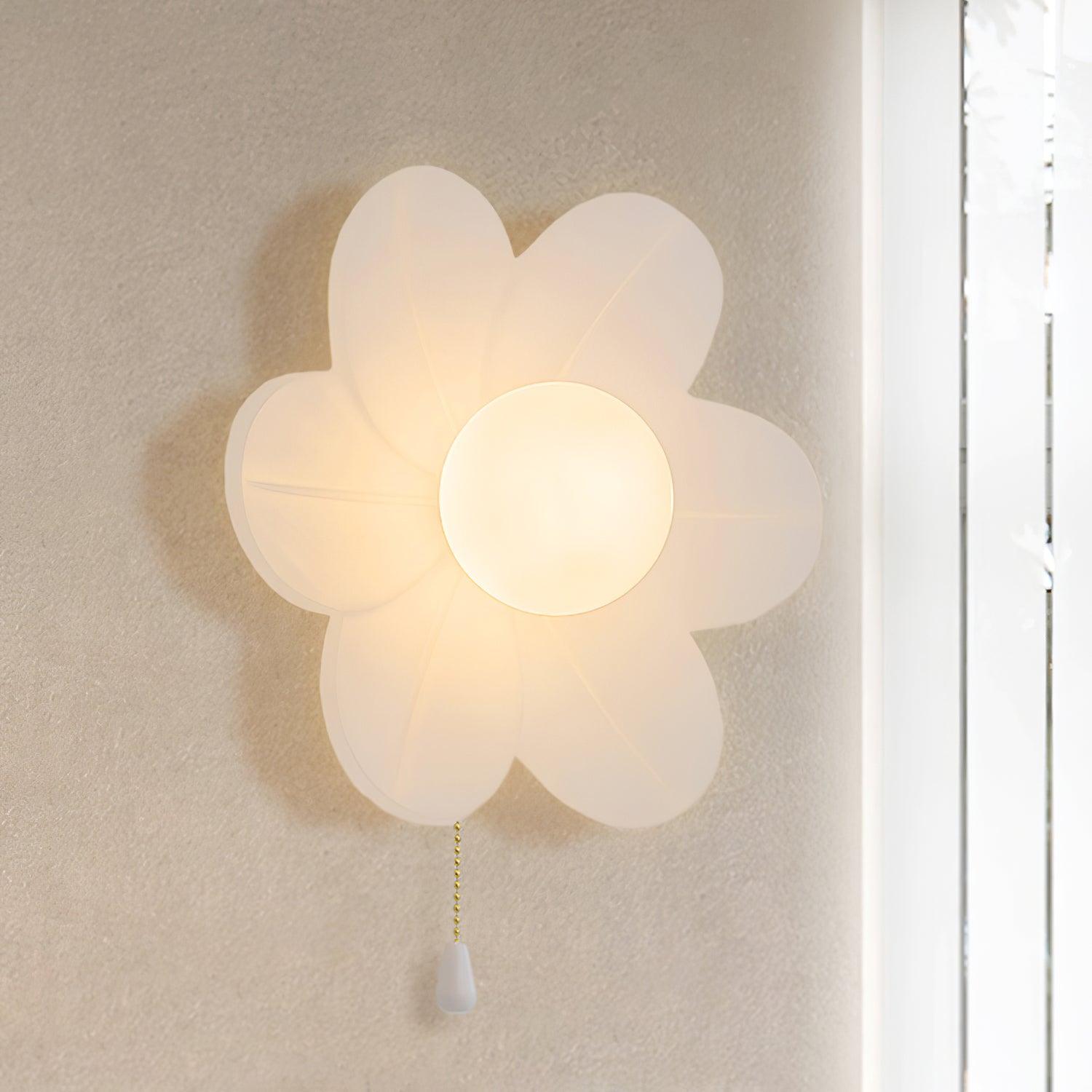 Acroma Nordic Art Fleurs Résine Applique Murale
