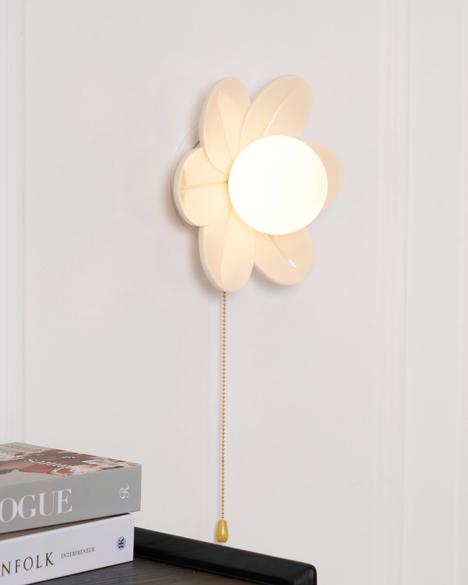 Acroma Nordic Art Fleurs Résine Applique Murale