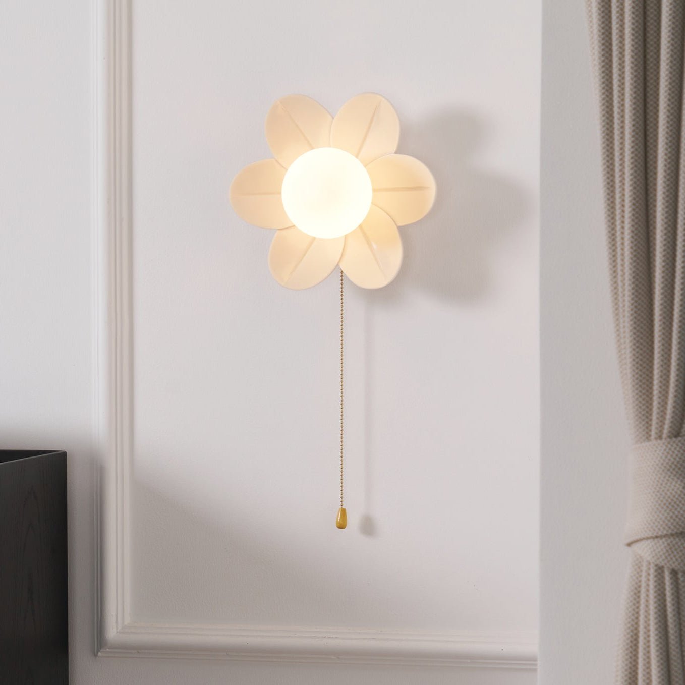 Acroma Nordic Art Fleurs Résine Applique Murale