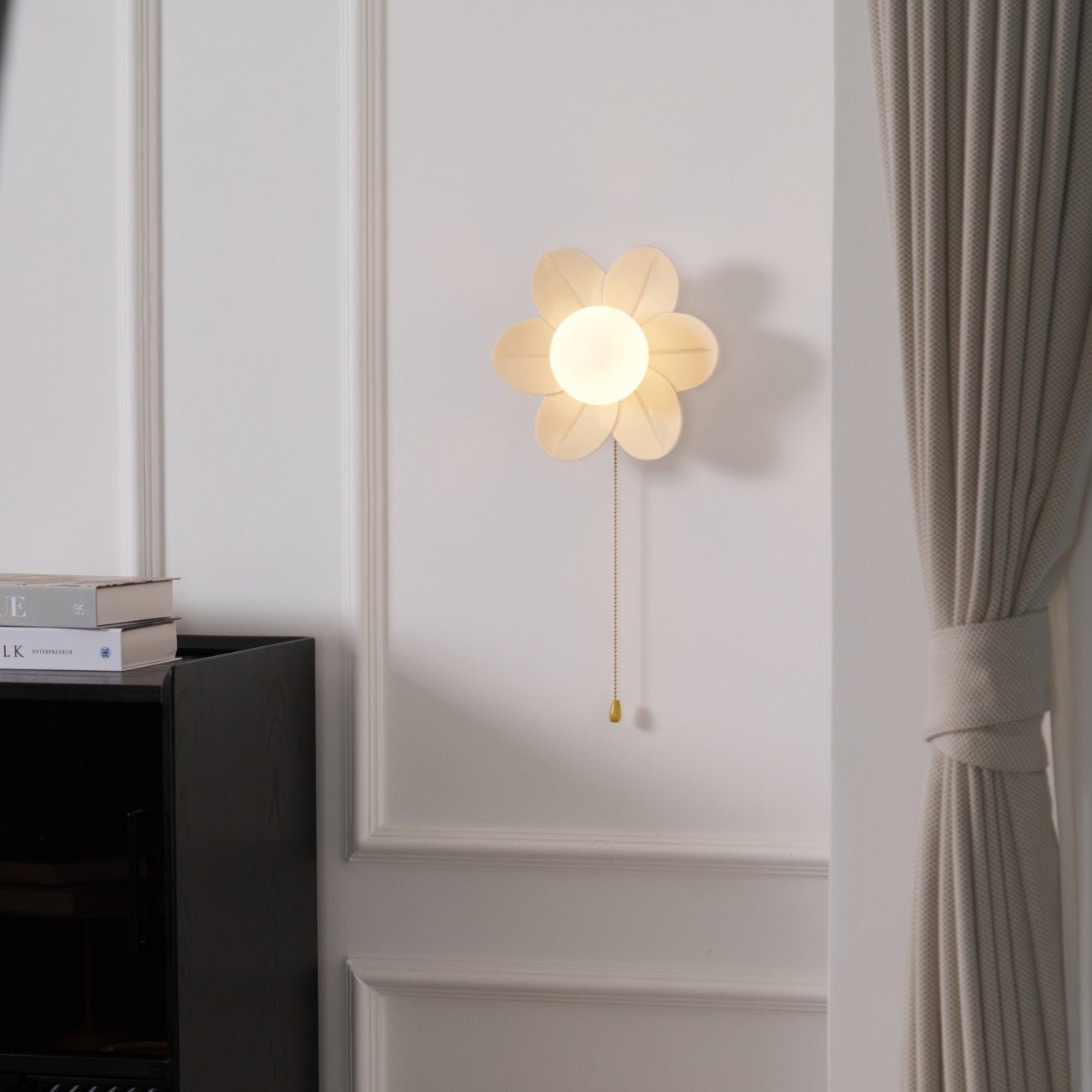 Acroma Nordic Art Fleurs Résine Applique Murale