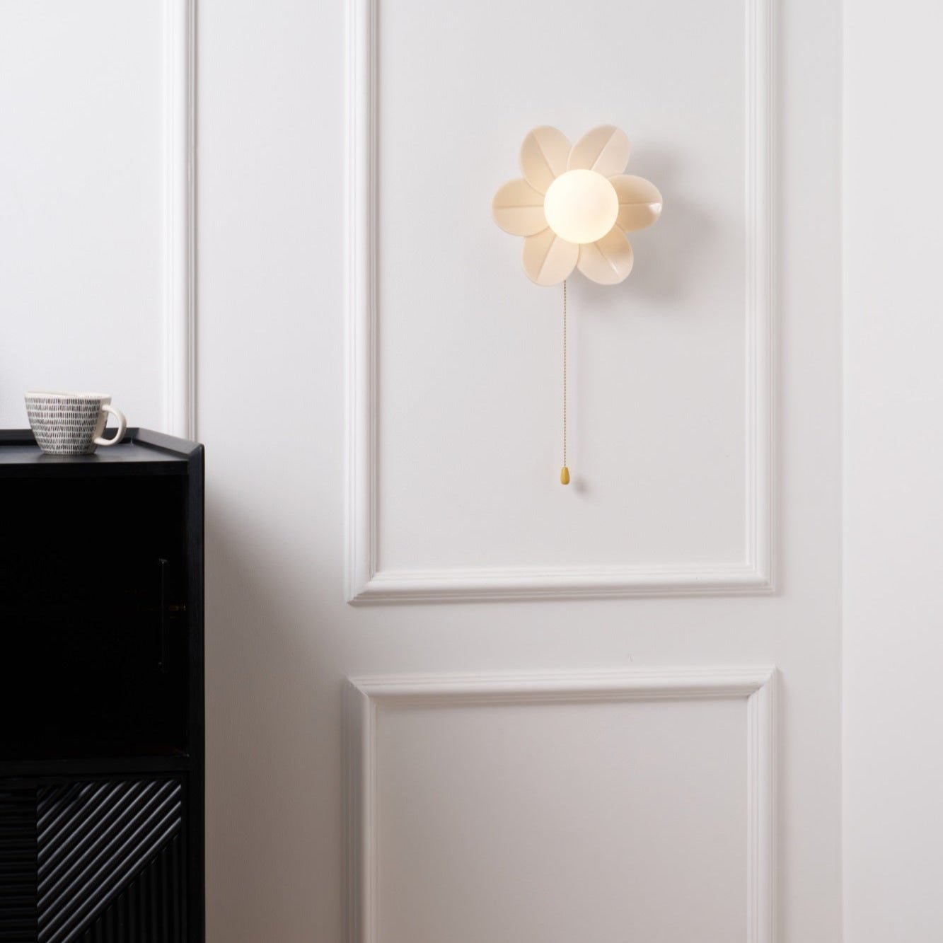 Acroma Nordic Art Fleurs Résine Applique Murale