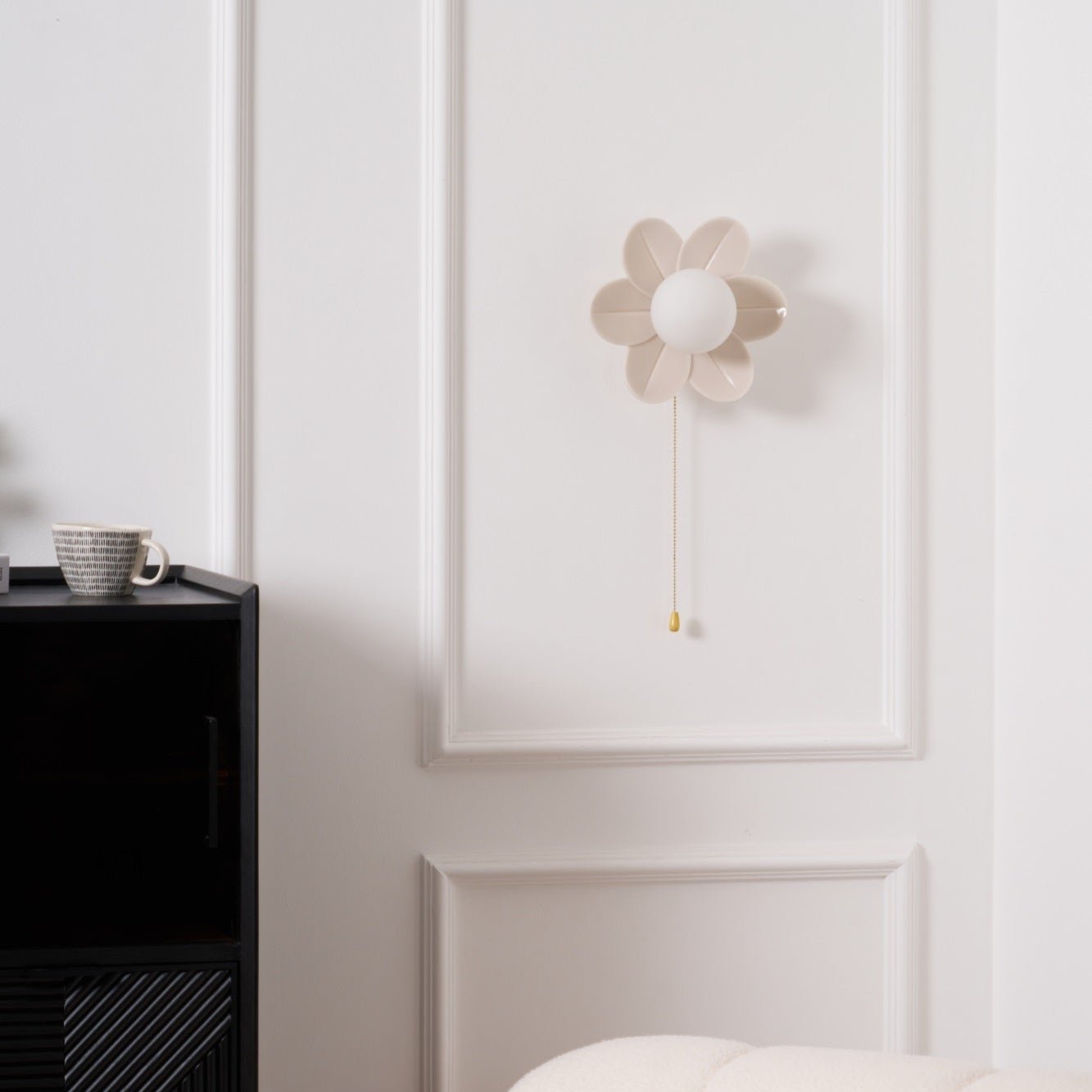 Acroma Nordic Art Fleurs Résine Applique Murale