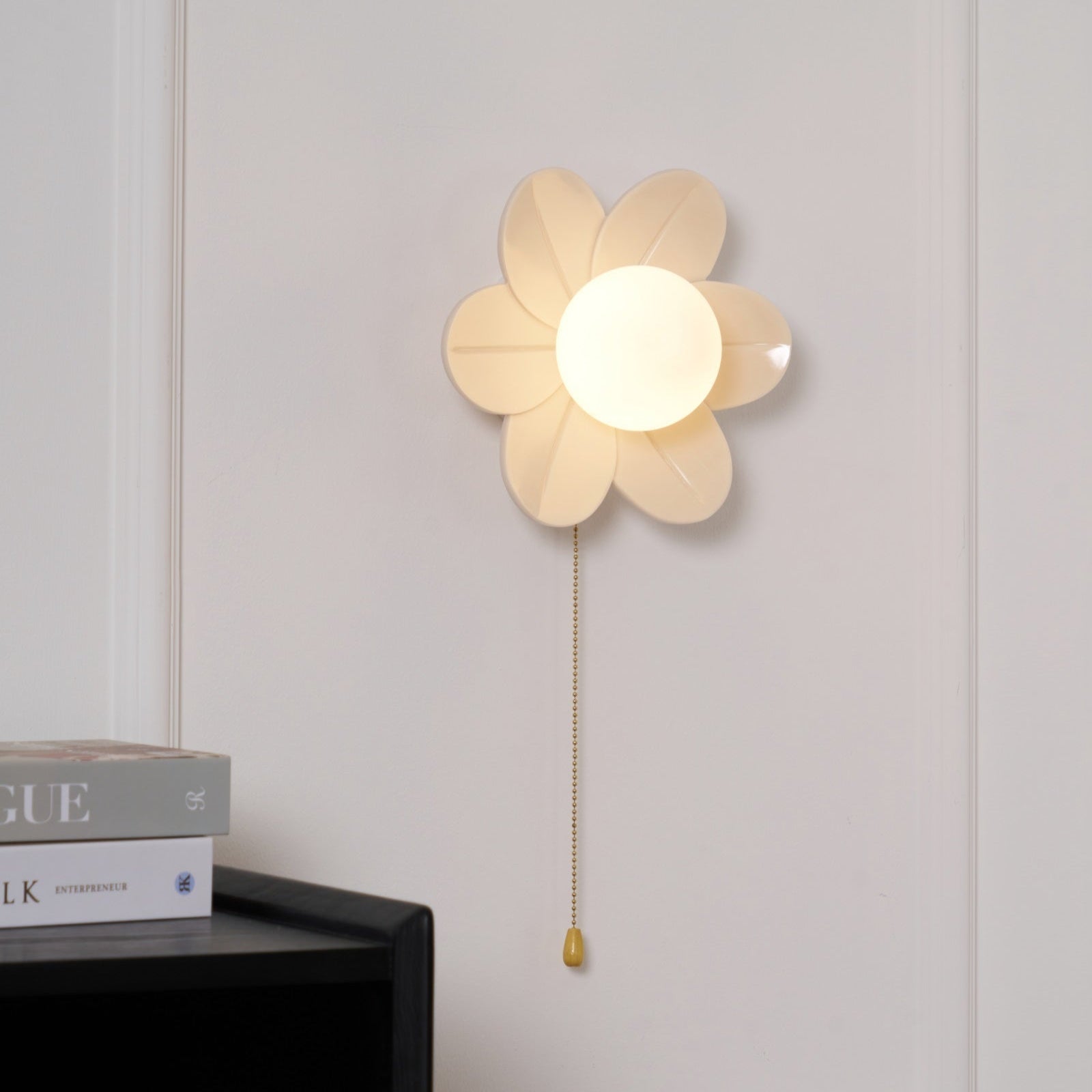 Acroma Nordic Art Fleurs Résine Applique Murale