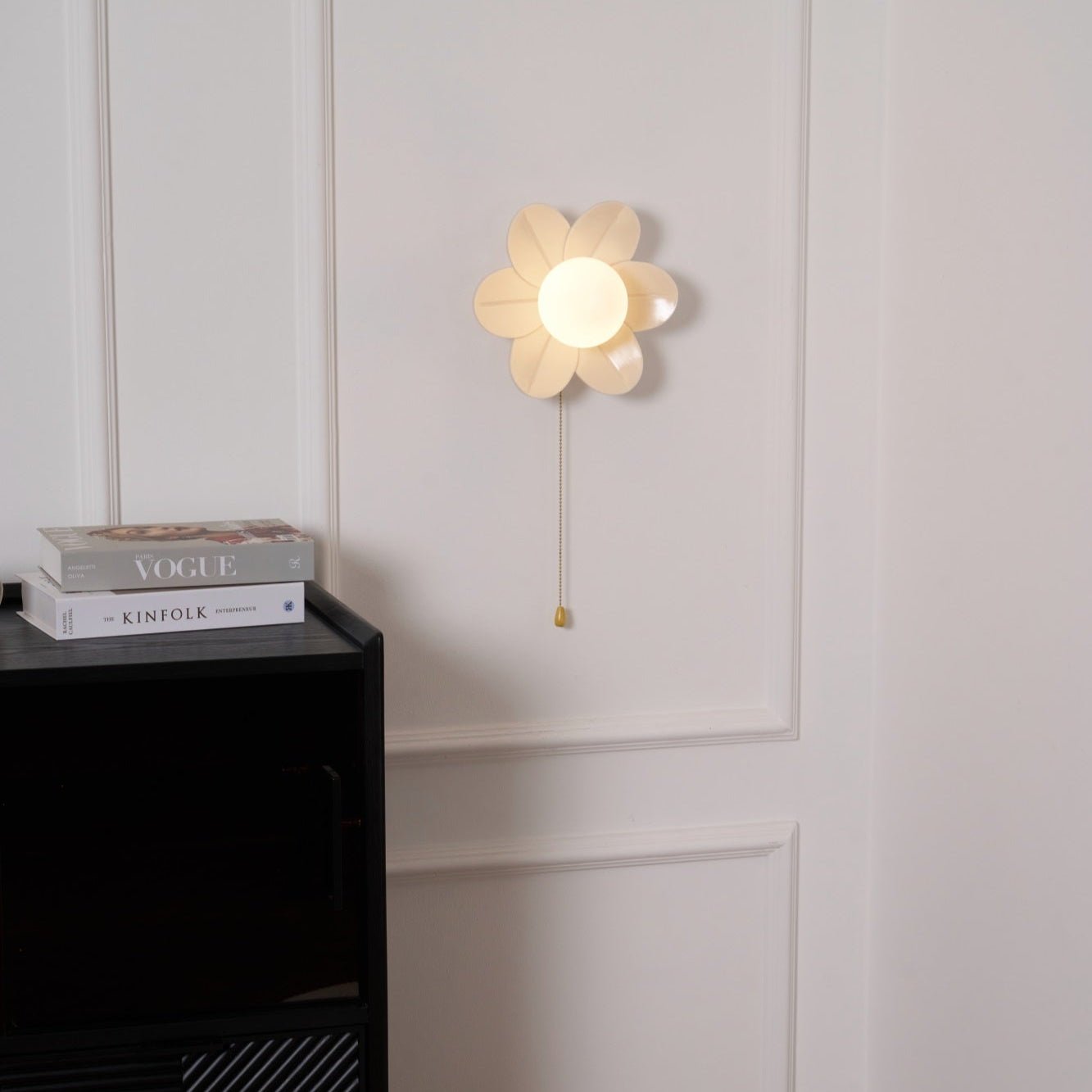 Acroma Nordic Art Fleurs Résine Applique Murale