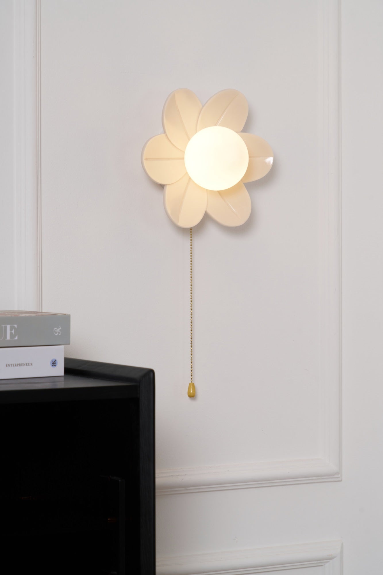 Acroma Nordic Art Fleurs Résine Applique Murale