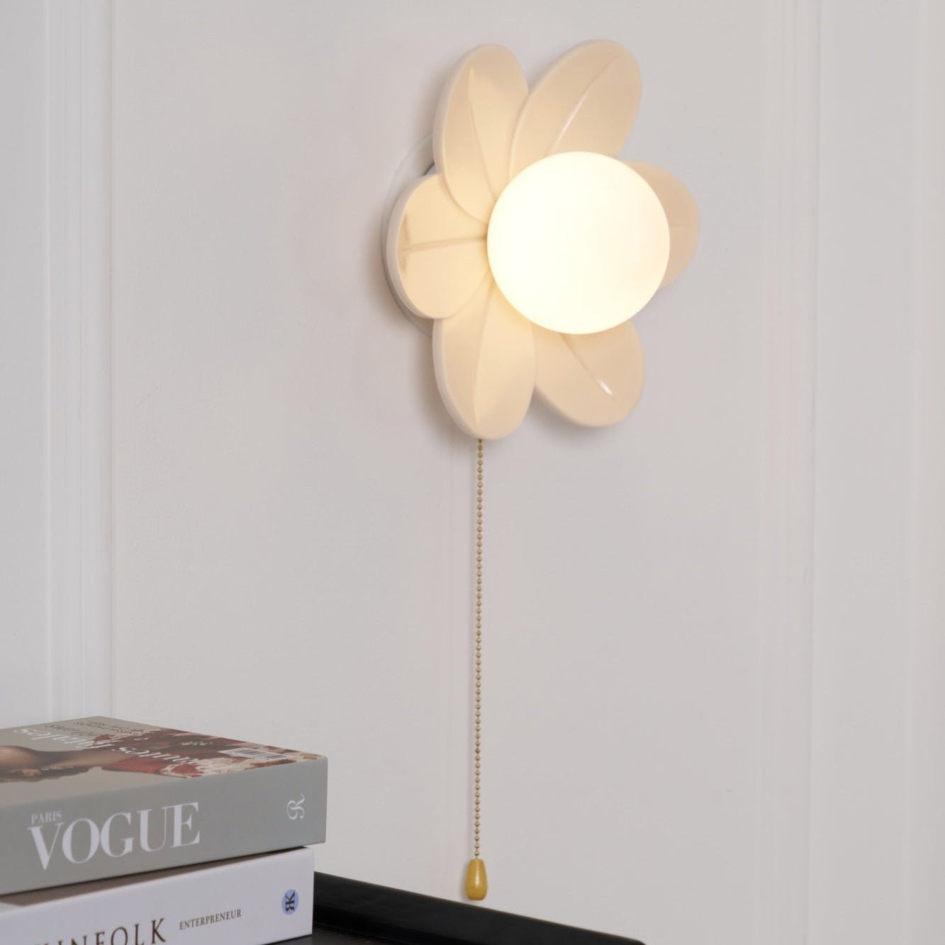 Acroma Nordic Art Fleurs Résine Applique Murale