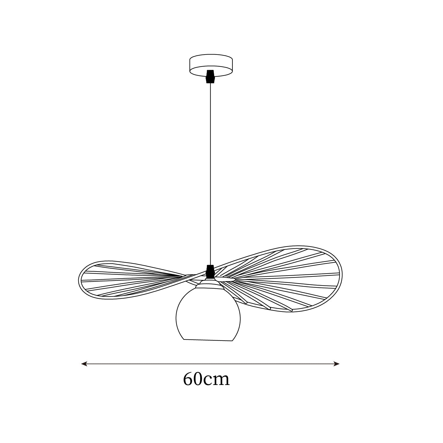 Fluora Hat Suspension Fil Sculptural
