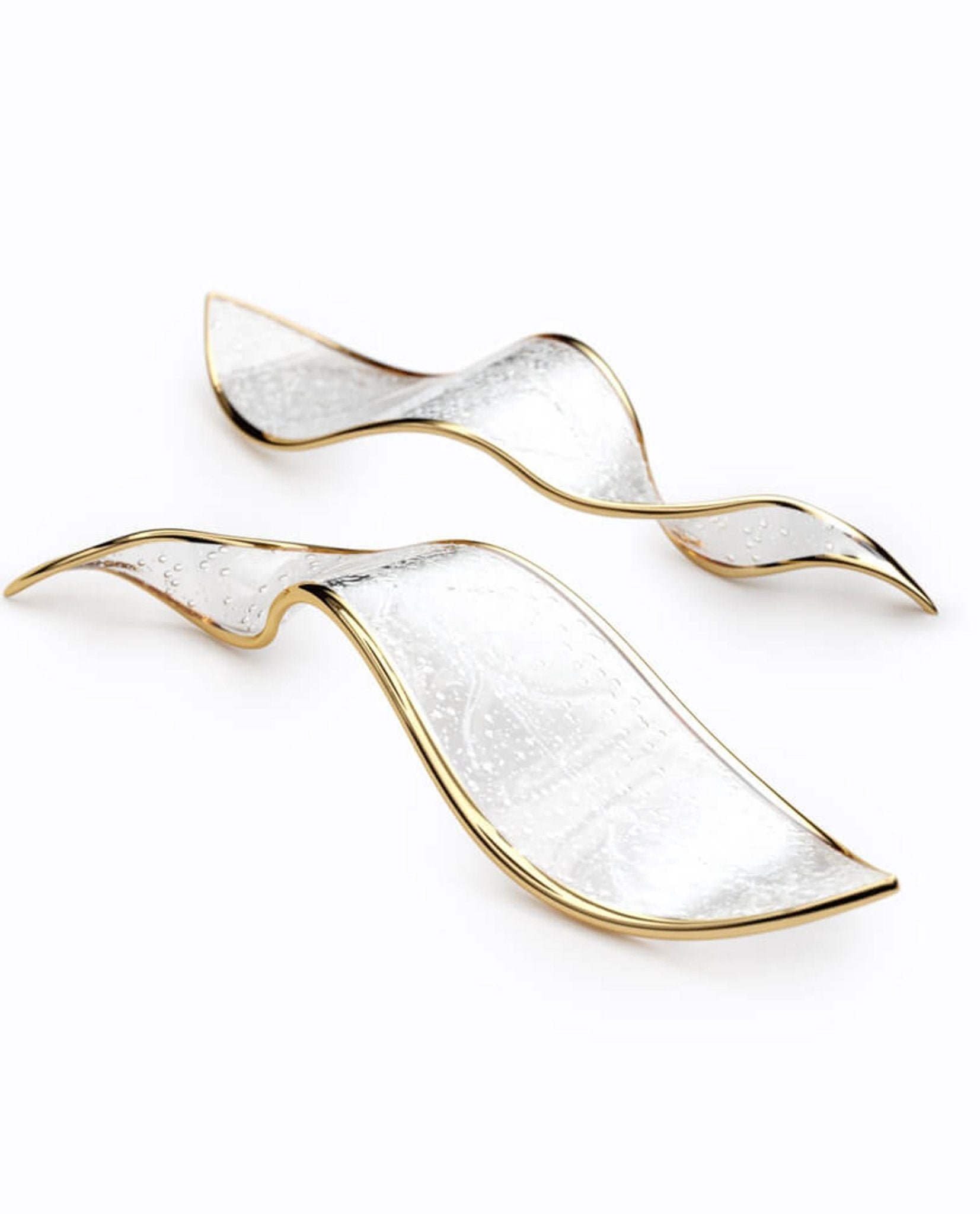 Lustra Lustre Feuille Cascadant Luxe