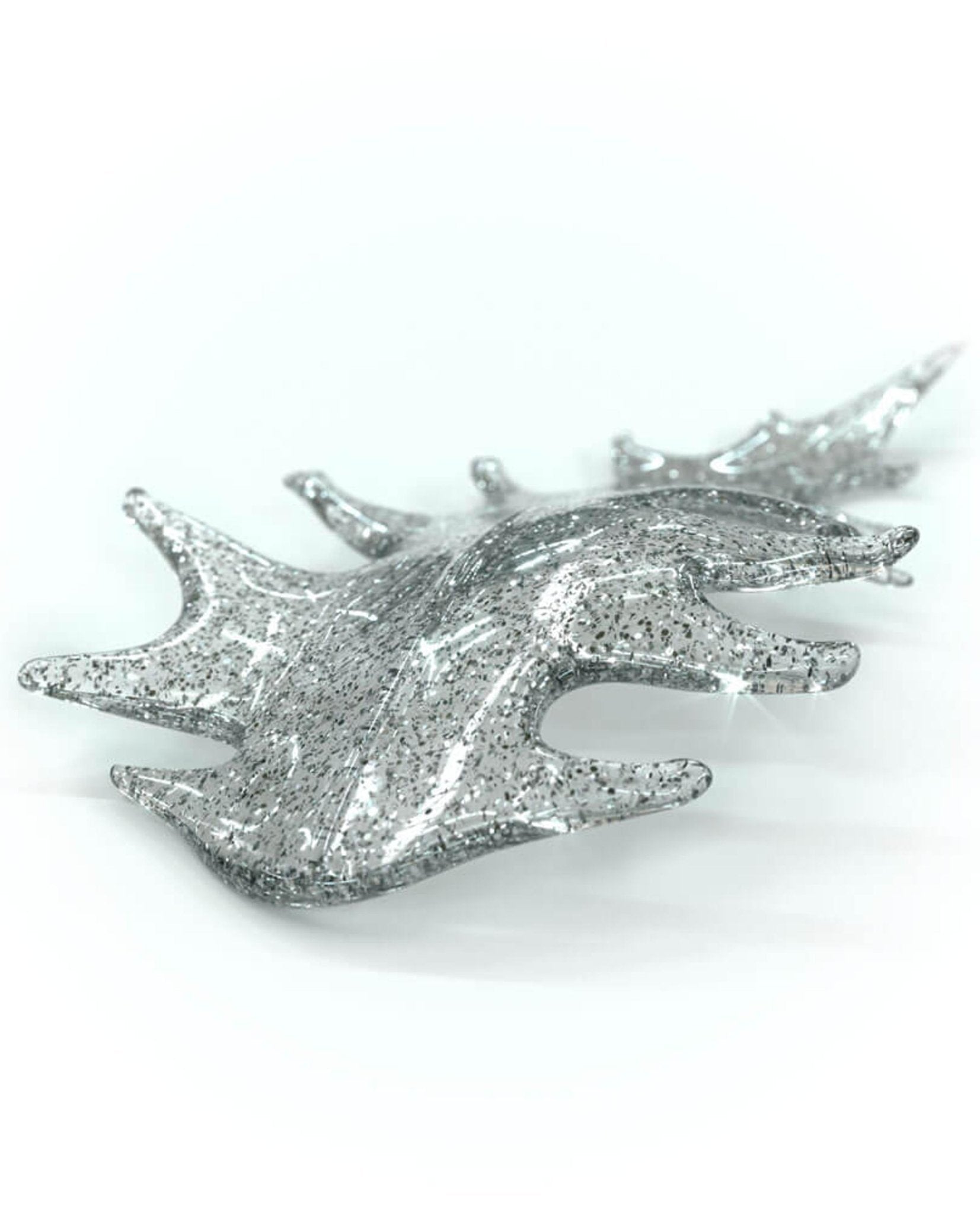 Cosolion Lustre en Verre Clair Ambre en Forme d'Oiseau