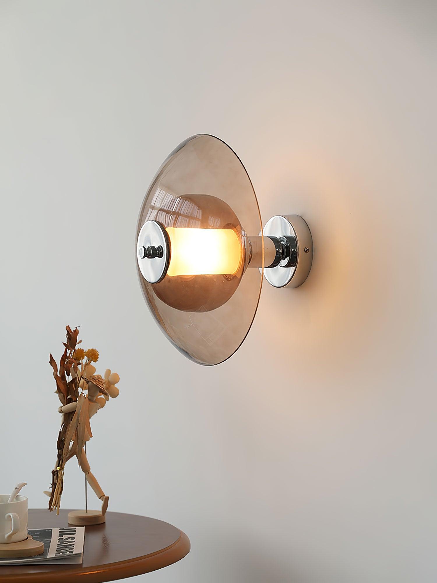 Vasolir Applique Murale Soucoupe Volante Chrome
