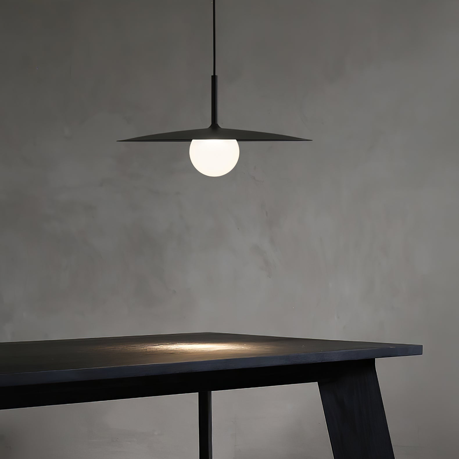 Lustra Suspension Lampe Abat-jour Plat pour Salon