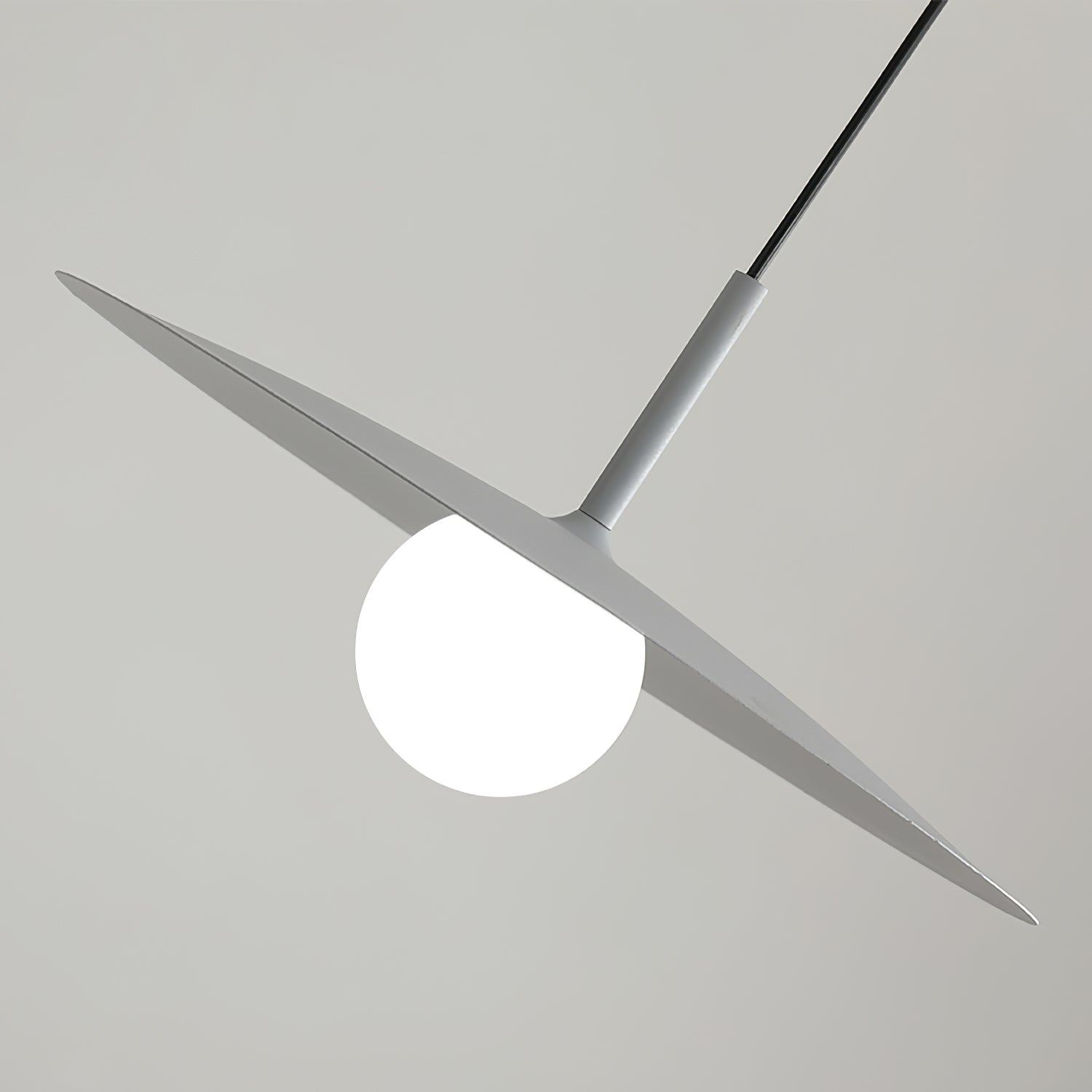 Lustra Suspension Lampe Abat-jour Plat pour Salon