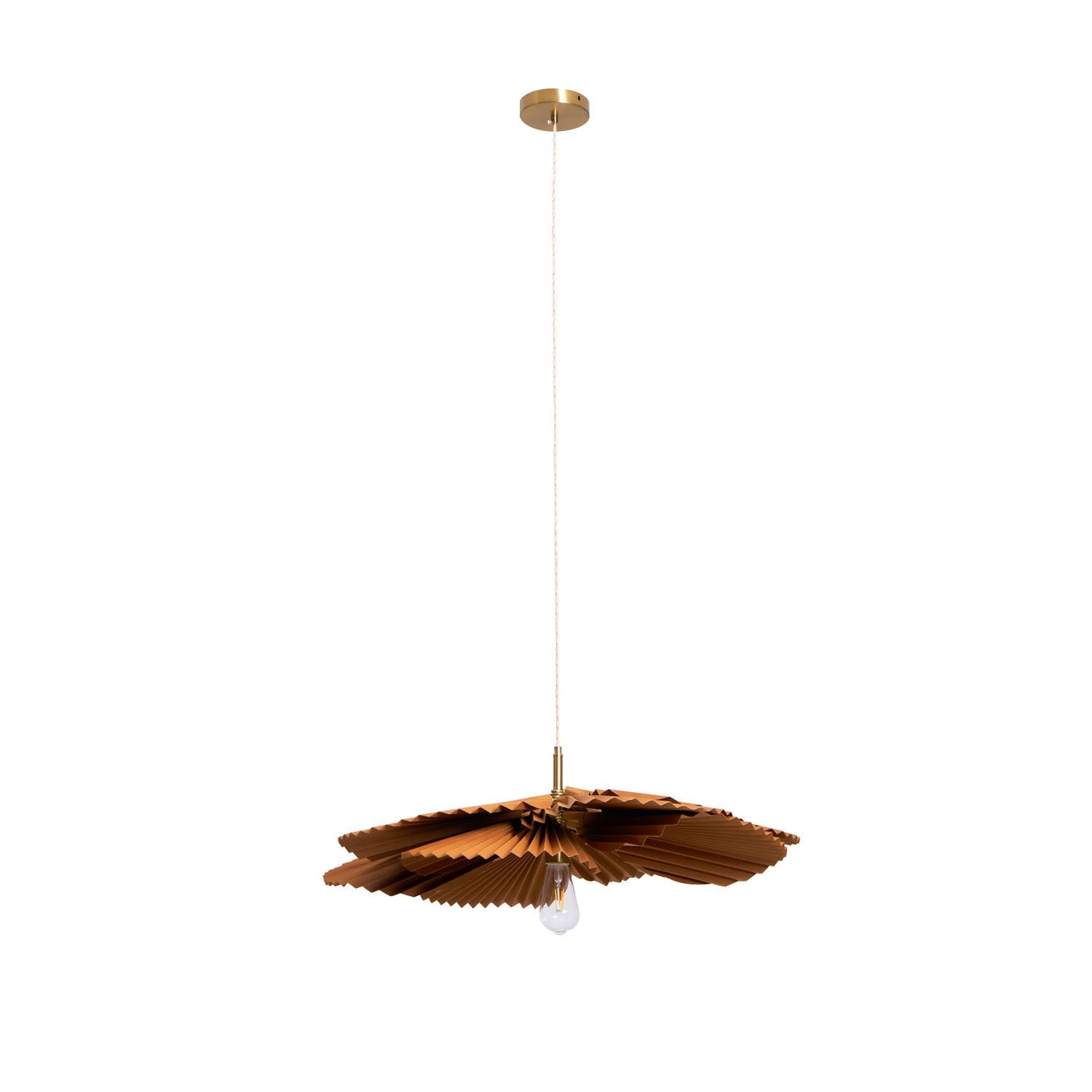Lustra Suspension Lampe Feuille de Lotus en Papier Pliée Florale