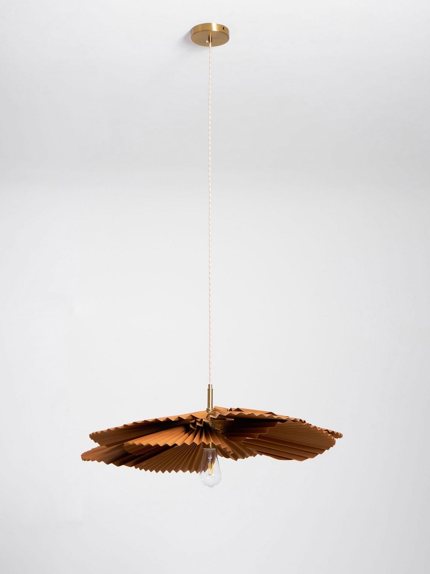Lustra Suspension Lampe Feuille de Lotus en Papier Pliée Florale