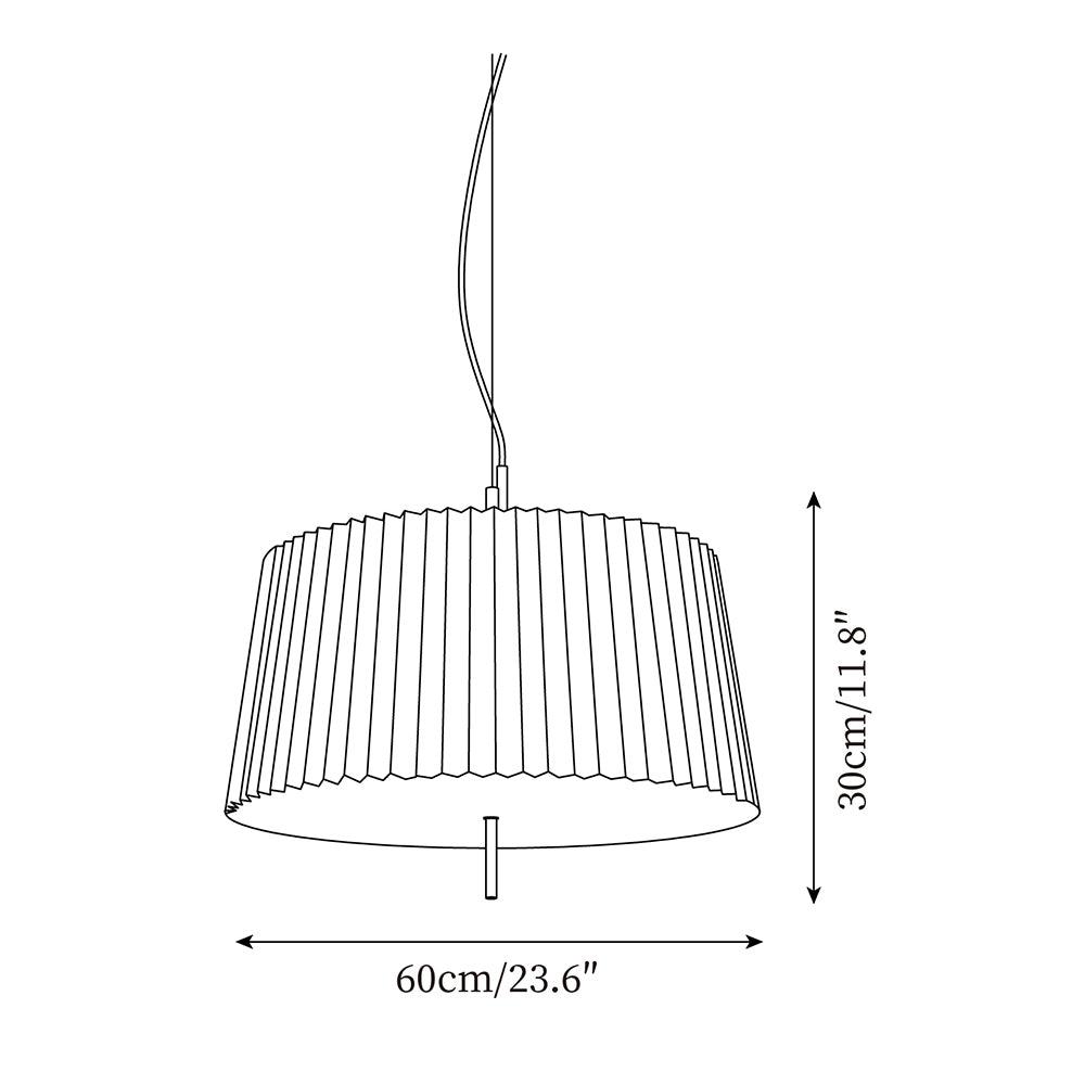 Folie Suspension Plissée Minimaliste Sérénité