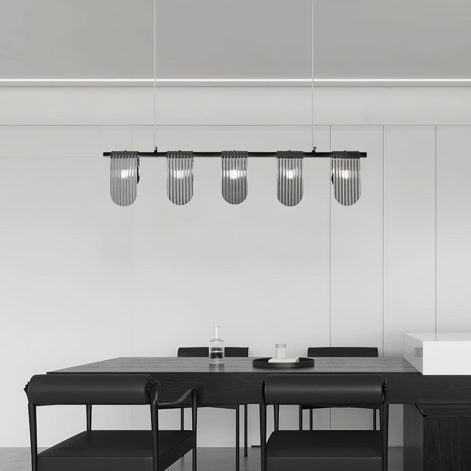 Leo Lustre en Verre Moderne