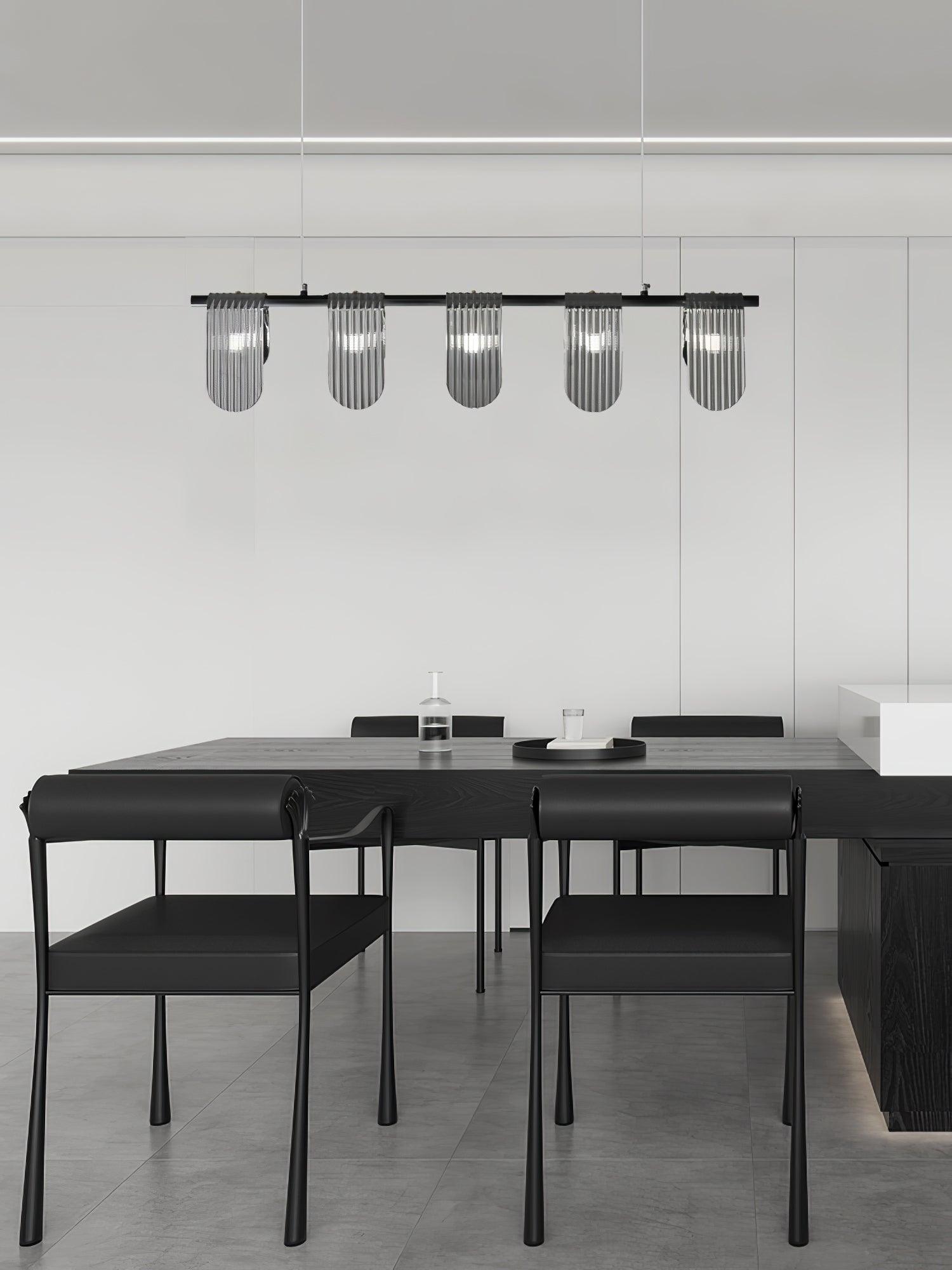 Leo Lustre en Verre Moderne