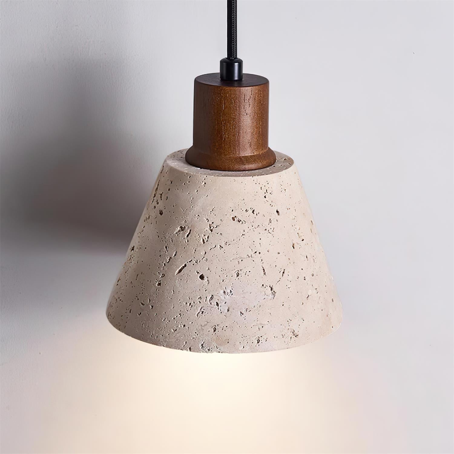 Ritta Suspension Travertin Moderne En Groupe