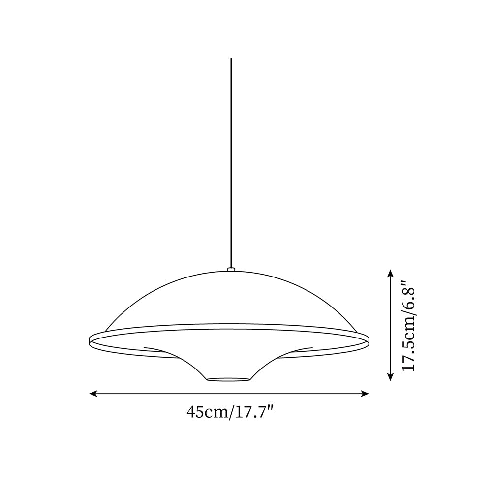 Eclipta Lampe Suspendue en Forme d'OVNI