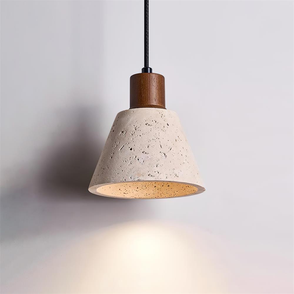 Ritta Suspension Travertin Moderne En Groupe