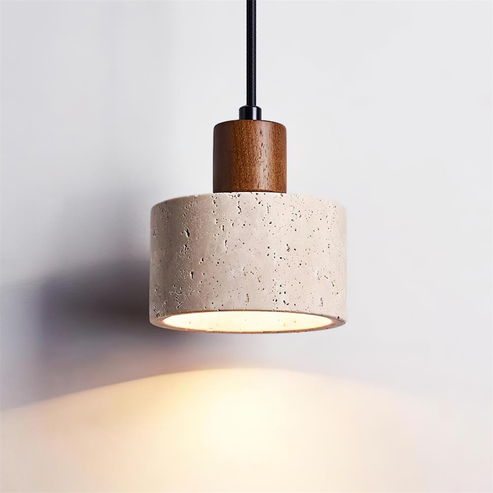 Ritta Suspension Travertin Moderne En Groupe