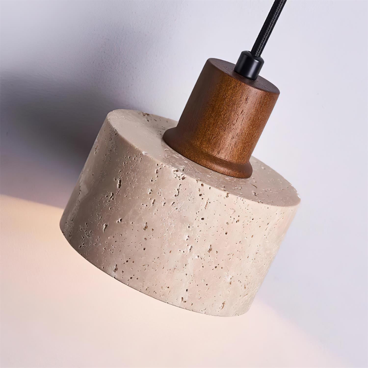 Ritta Suspension Travertin Moderne En Groupe