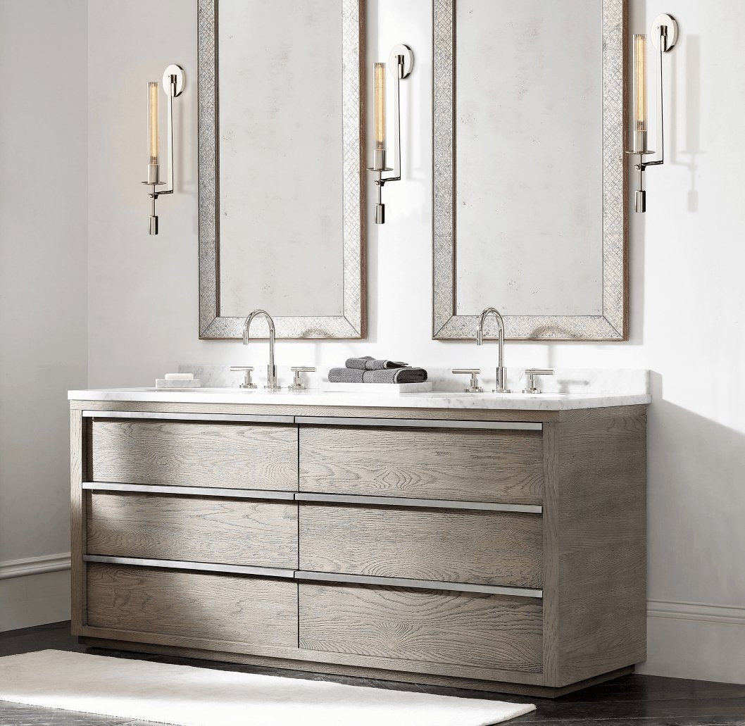 Lustra Applique Murale Laiton Minimaliste Verre Cannelé