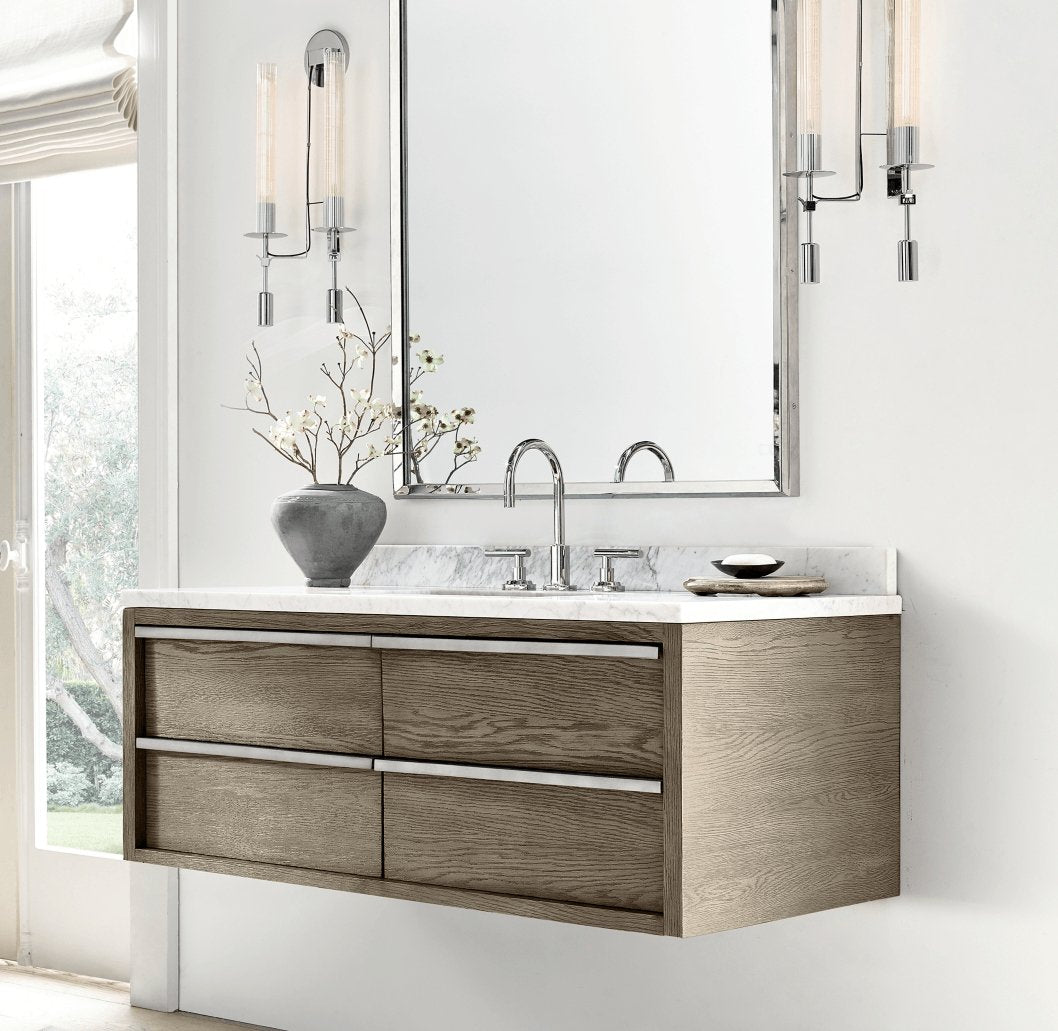 Lustra Applique Murale Laiton Minimaliste Verre Cannelé