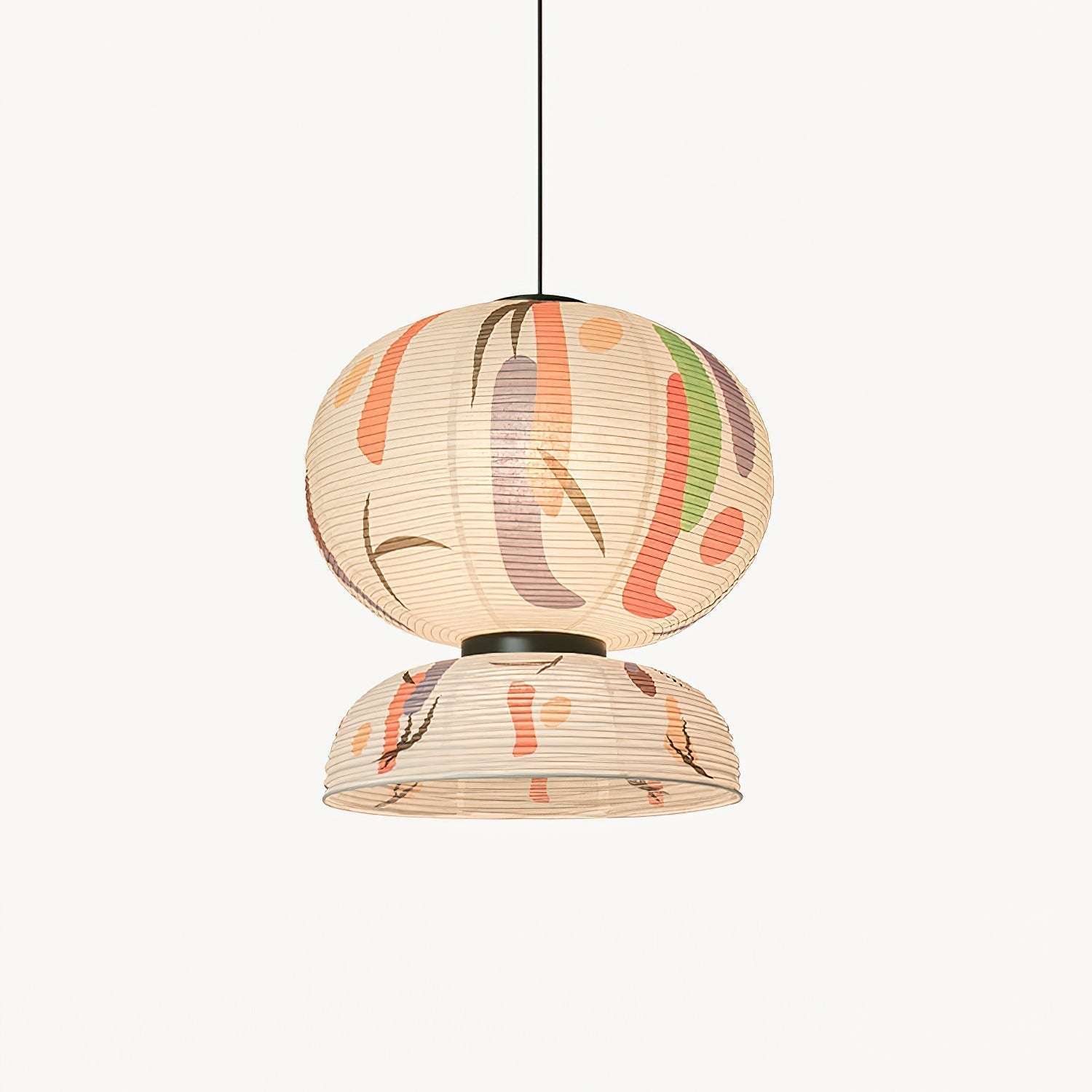 Formakami Suspension Abat-jour en Papier Abstrait