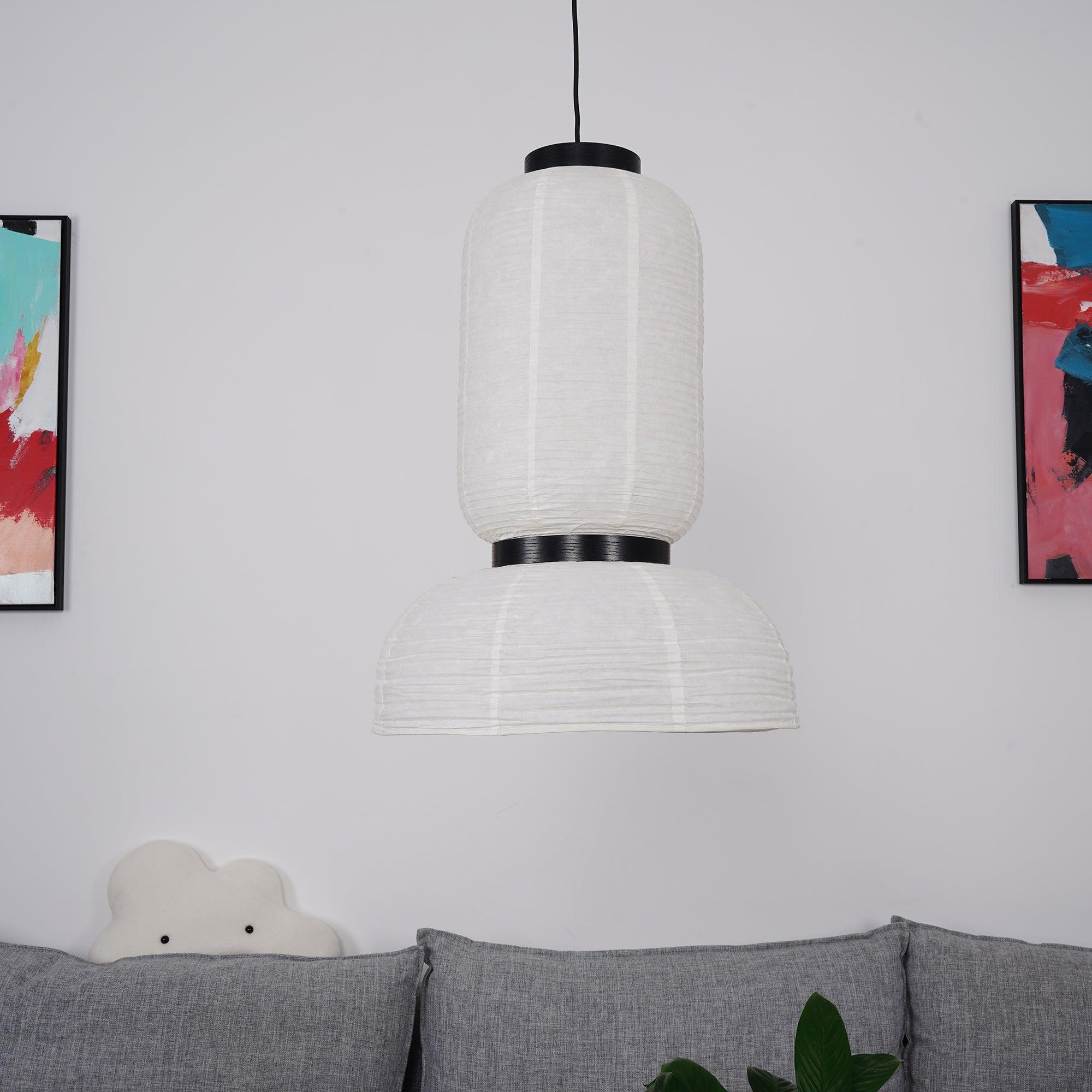 Tessire Lampe Suspendue Scandinave en Papier