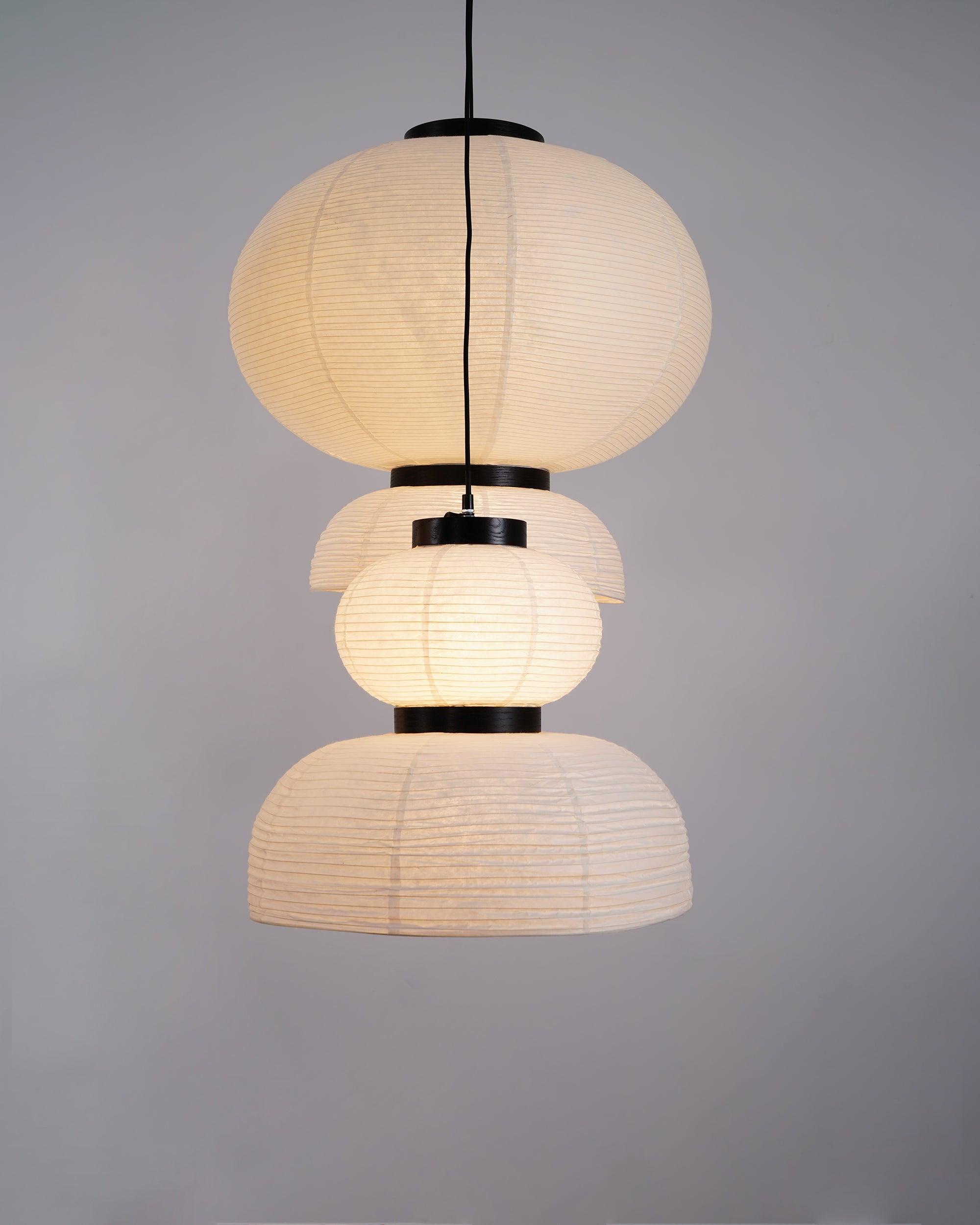 Tessire Lampe Suspendue Scandinave en Papier