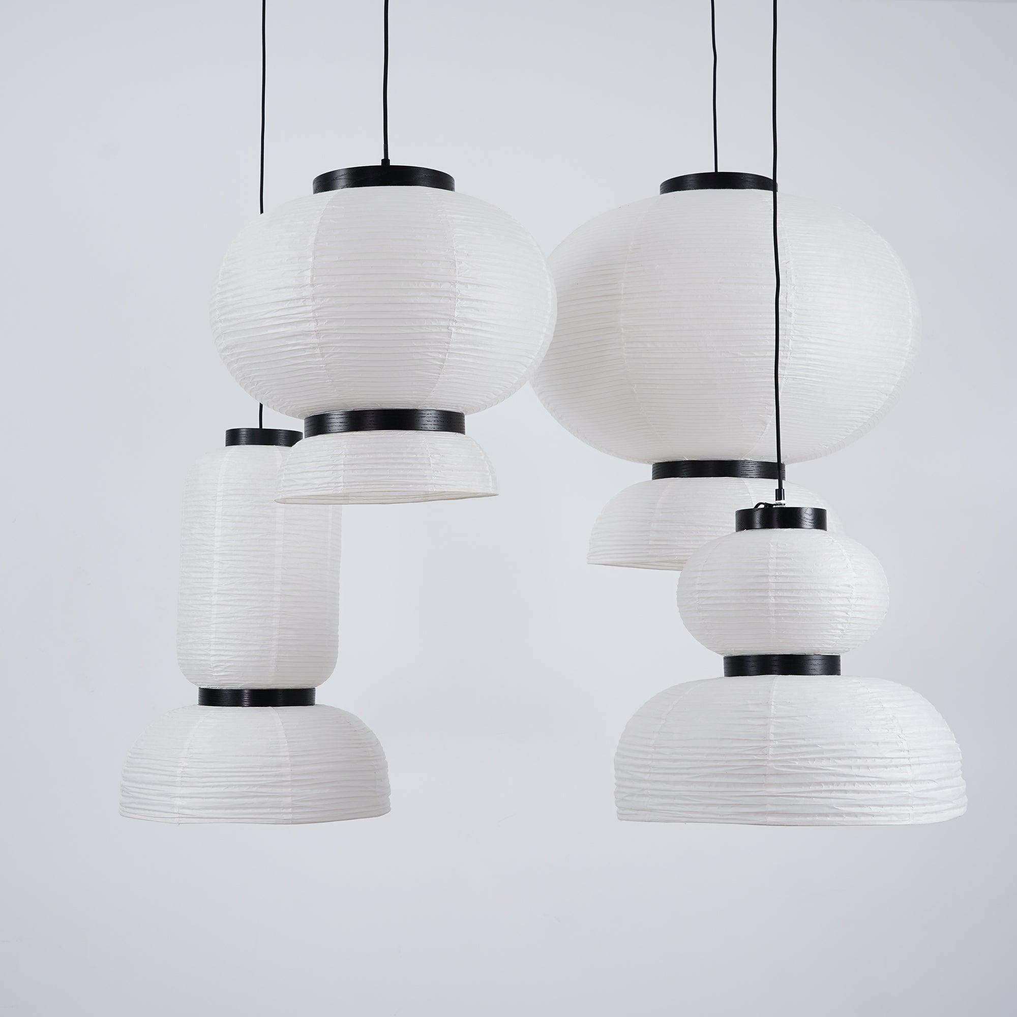 Tessire Lampe Suspendue Scandinave en Papier