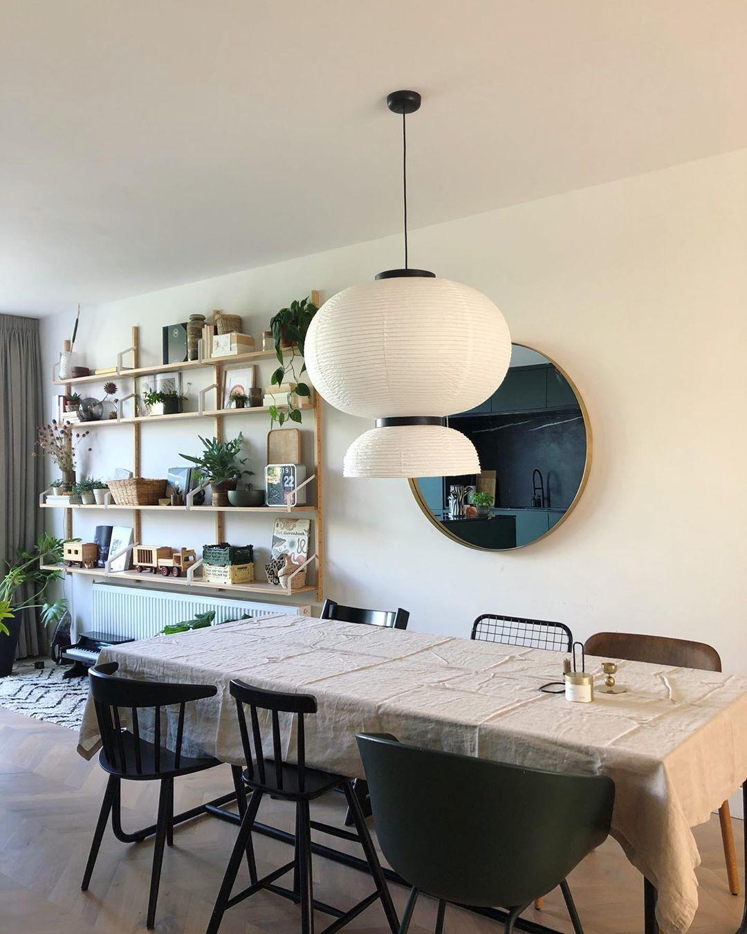 Tessire Lampe Suspendue Scandinave en Papier