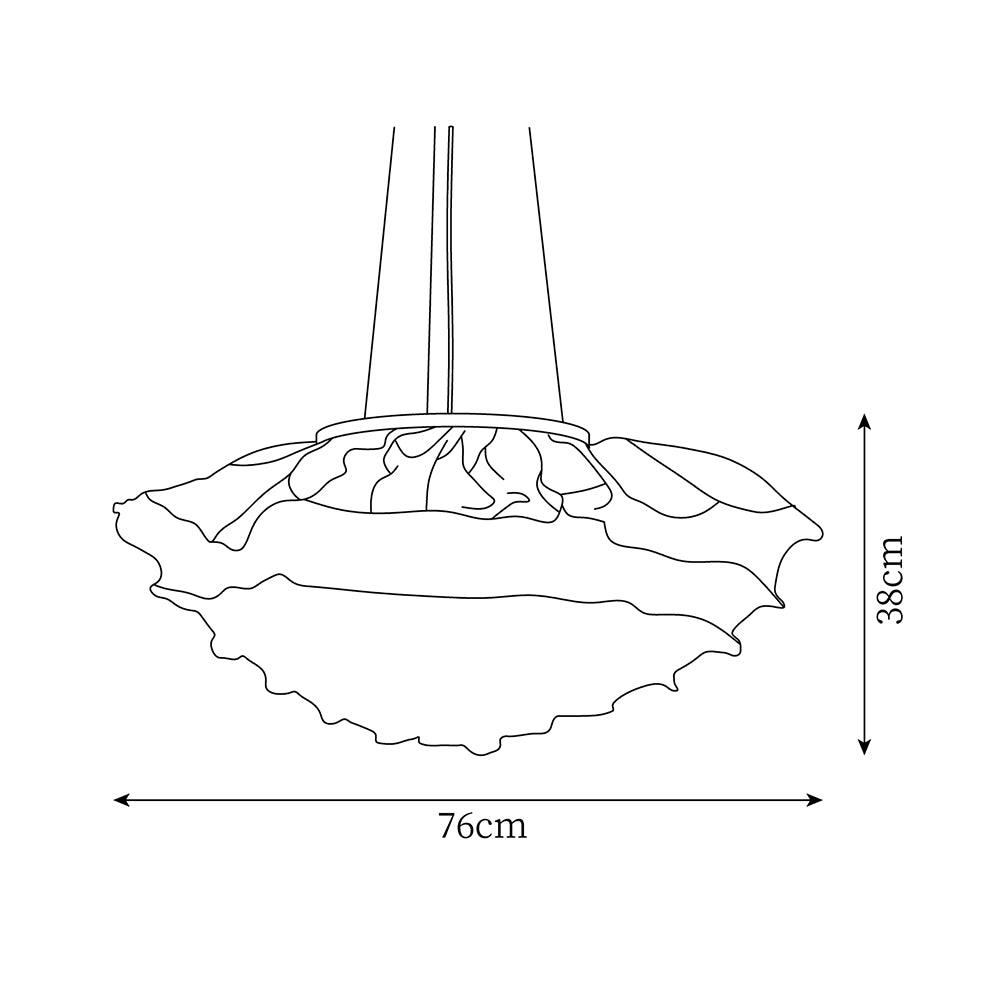 Forsyth Suspension Nuage Texturé Organique