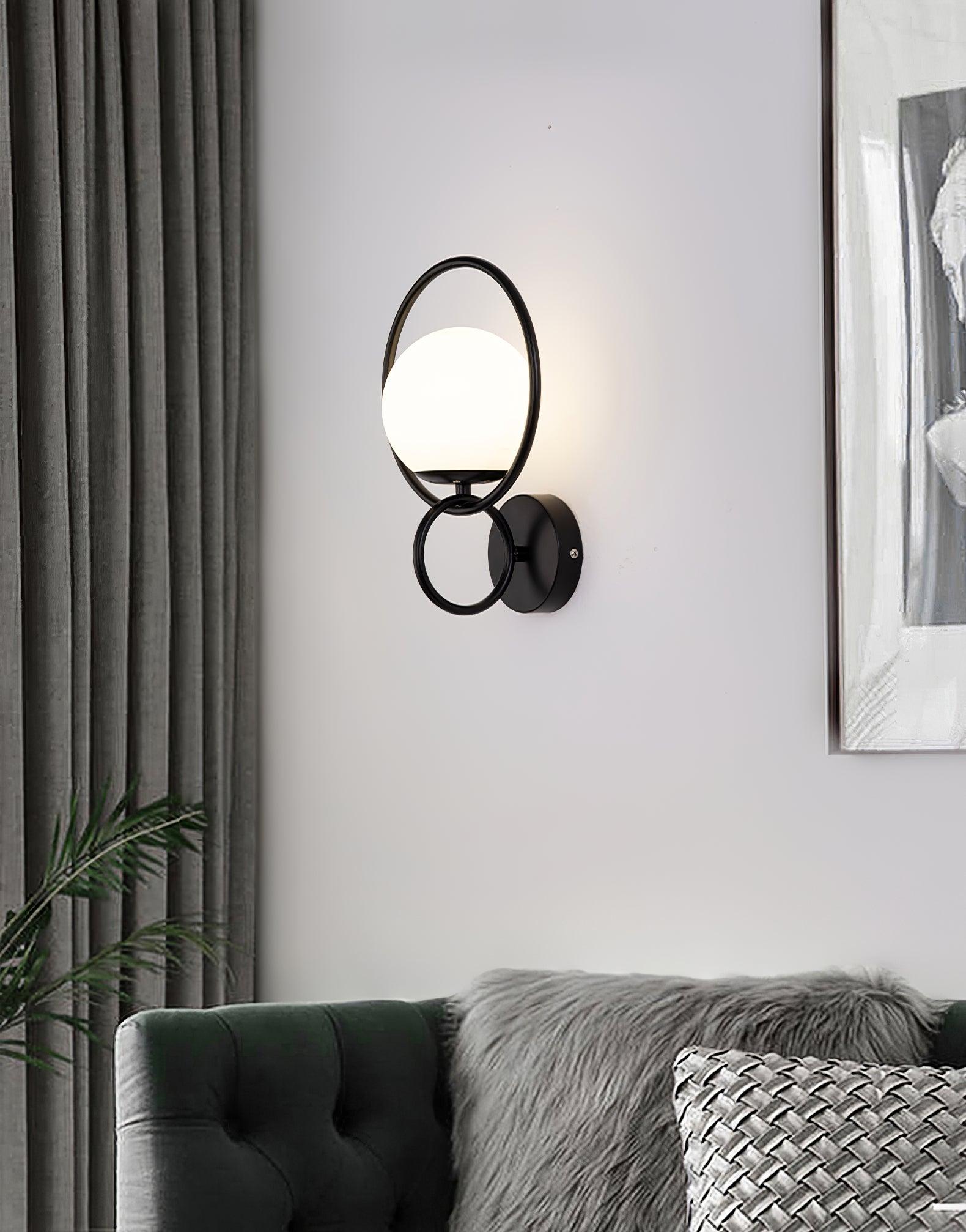 Zesilan Lampe Murale en Verre Moderne Élégante