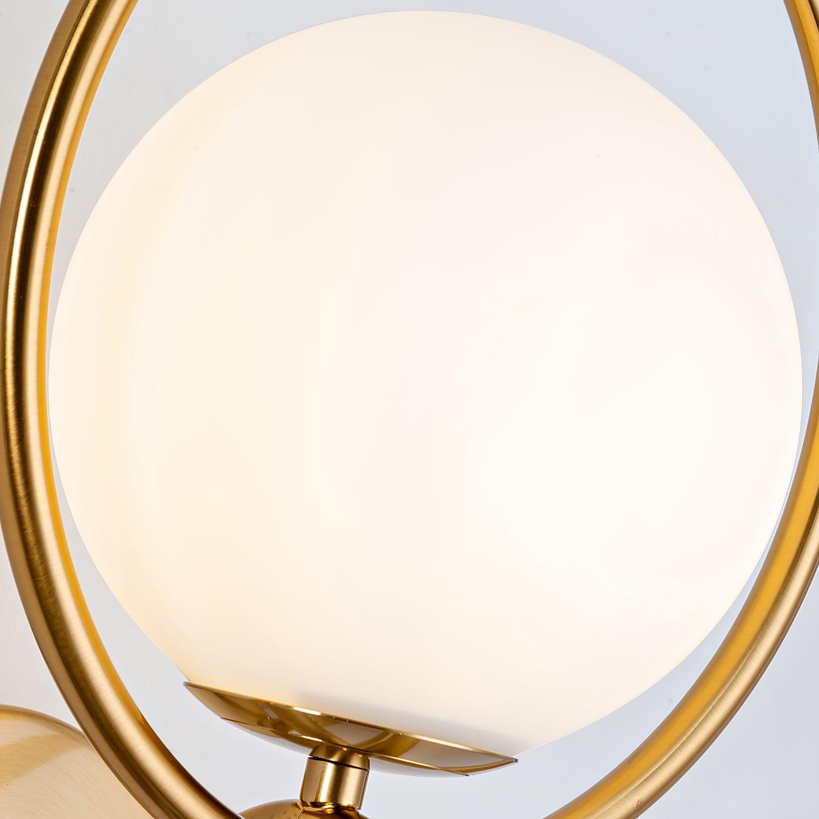 Zesilan Lampe Murale en Verre Moderne Élégante