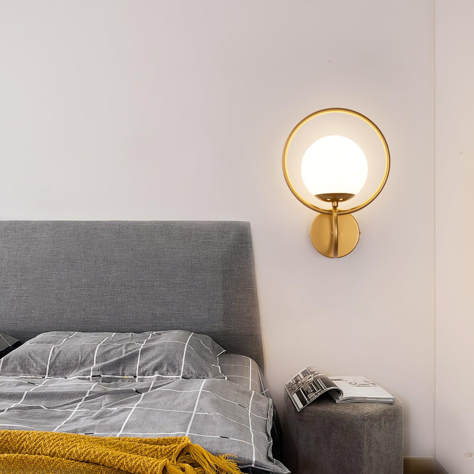 Zesilan Lampe Murale en Verre Moderne Élégante