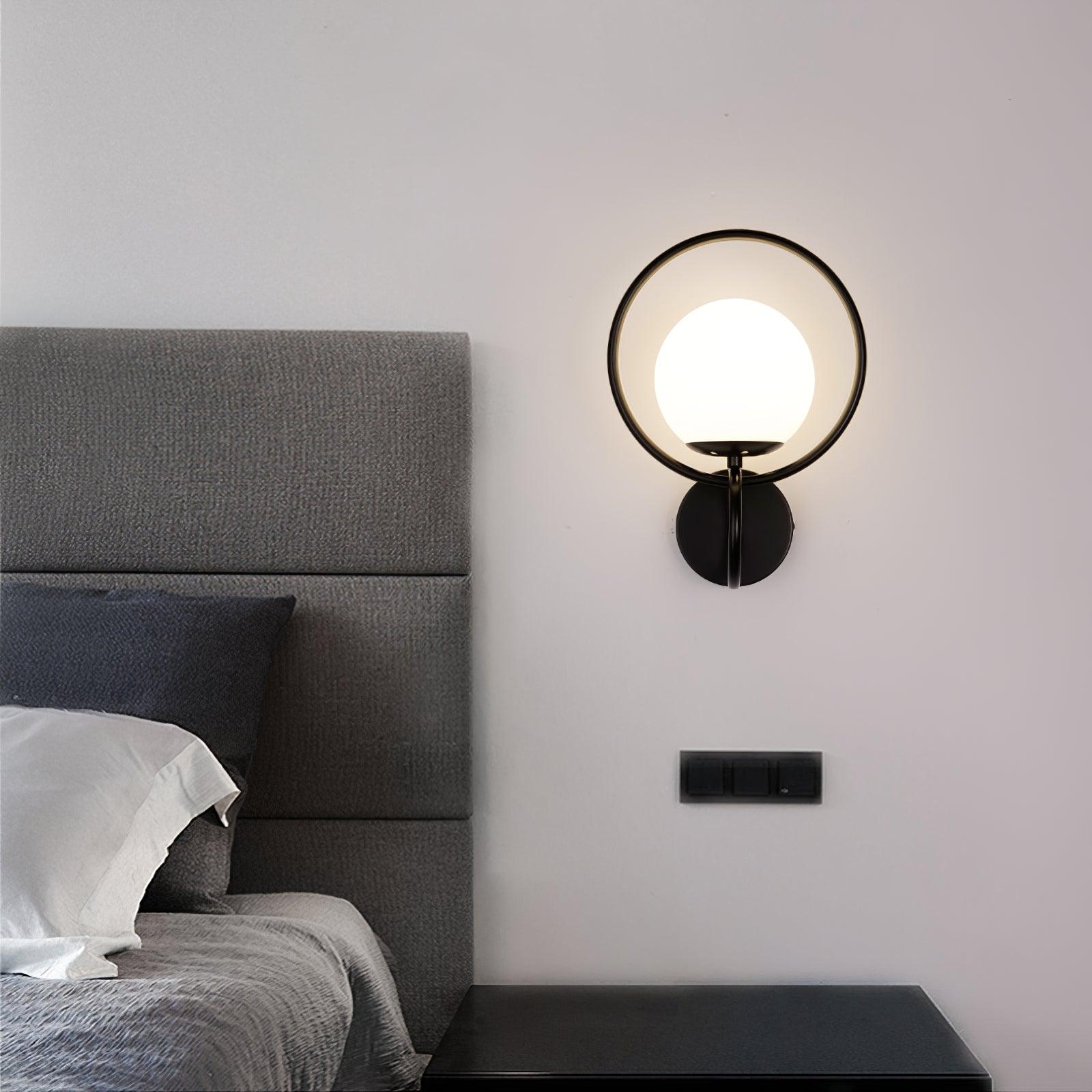 Zesilan Lampe Murale en Verre Moderne Élégante