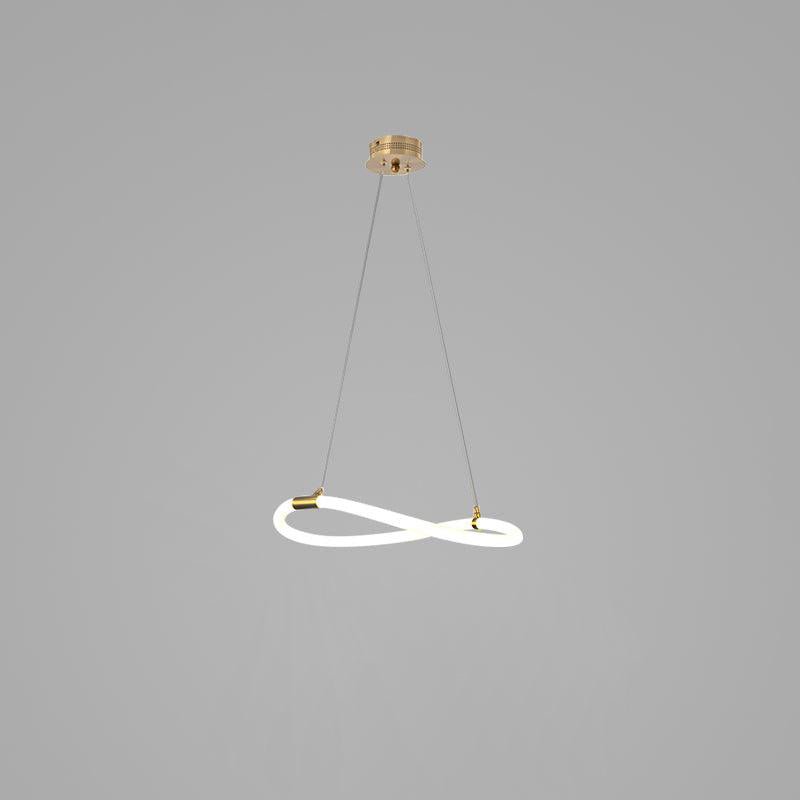 Lustra Lustre Flexible Silicone Courbe Moderne Élégant